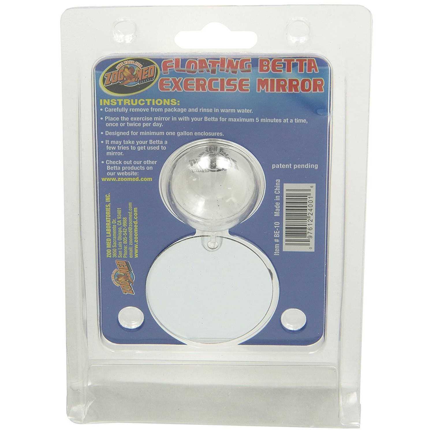 Zoo Med Floating Betta Exercise Mirror - Healthber