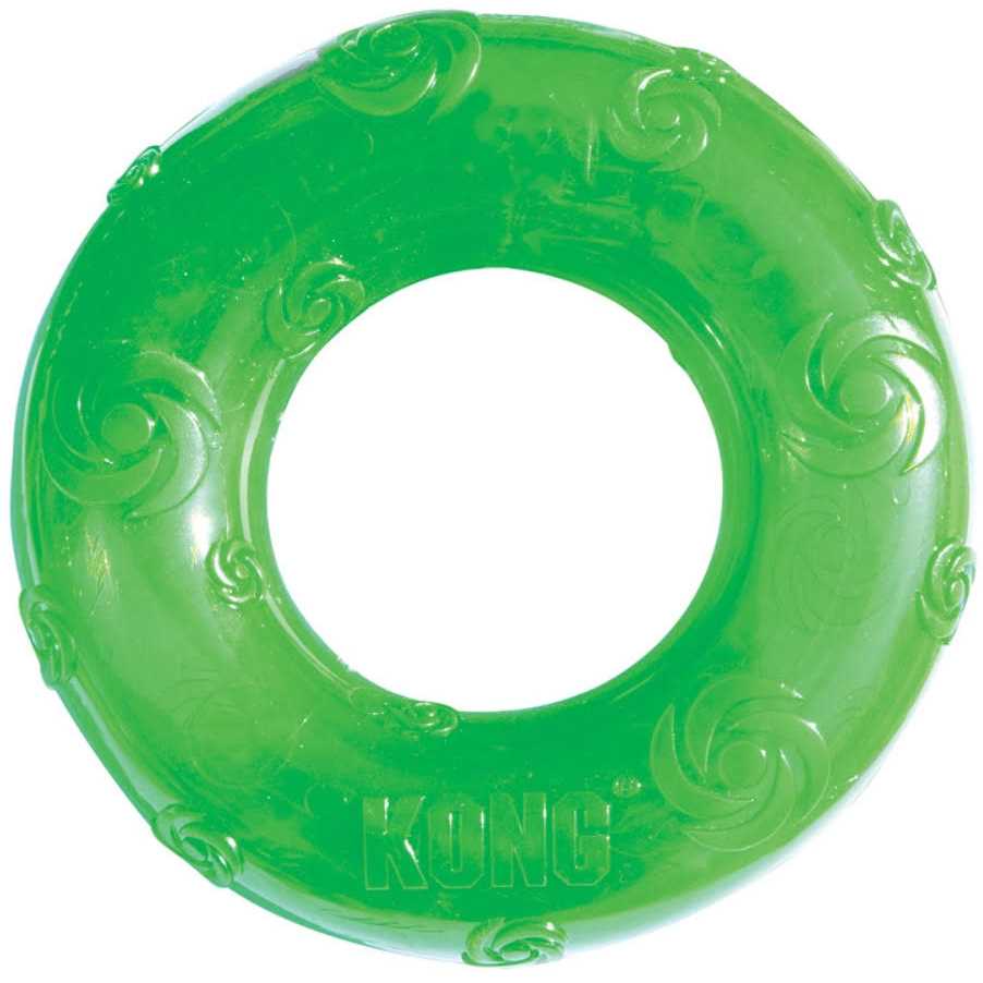 KONG Squeezz Ring Dog Toy - Healthber
