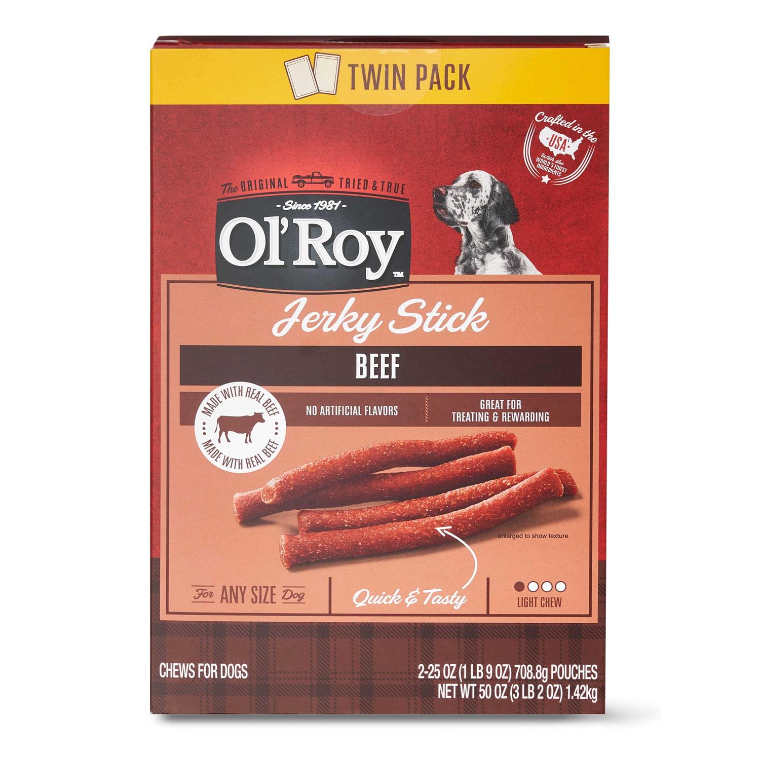Ol’ Roy Jerky Sticks Beef - Healthber