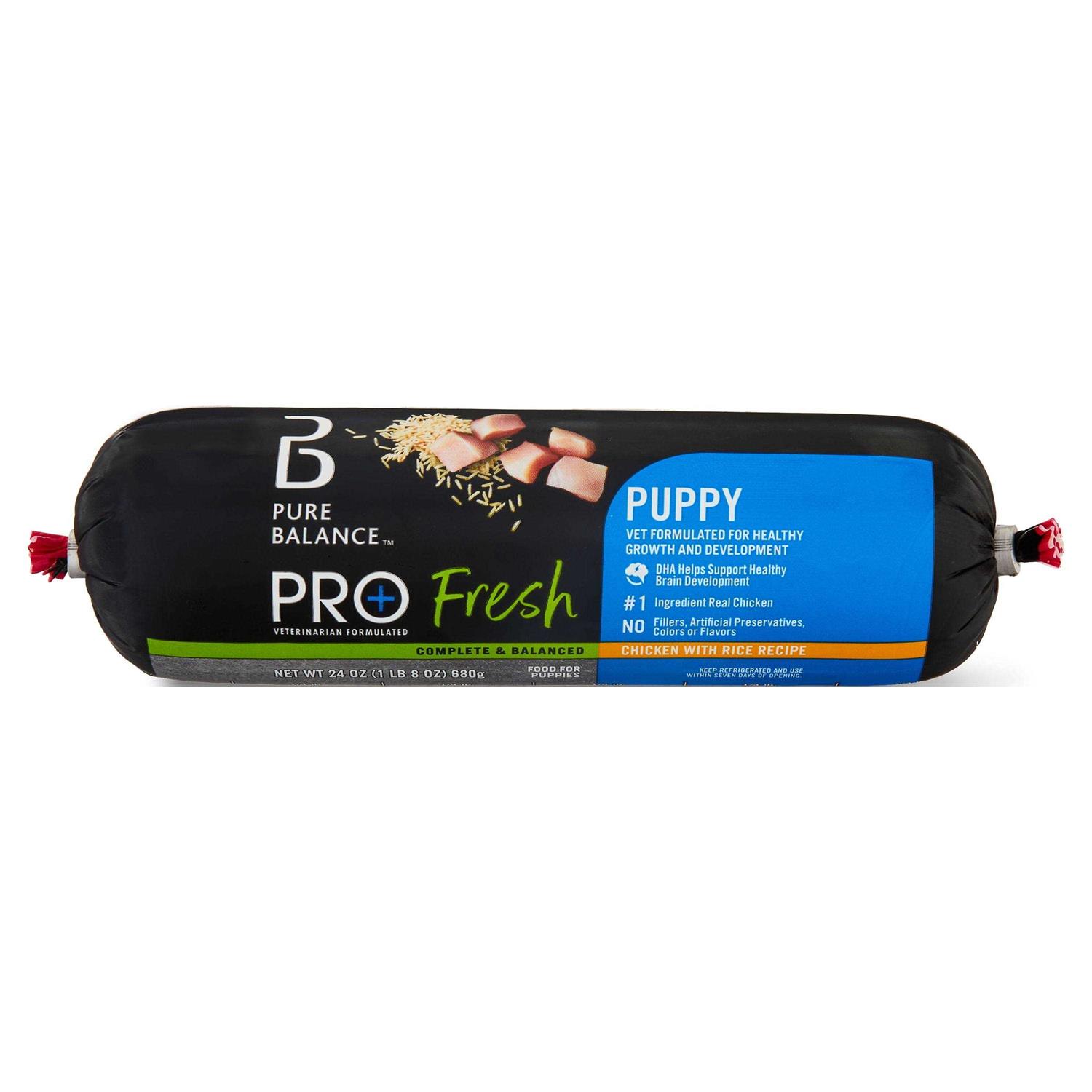 Pure Balance Pro+ Fresh Puppy Food Chicken with Rice Recipe - Healthber