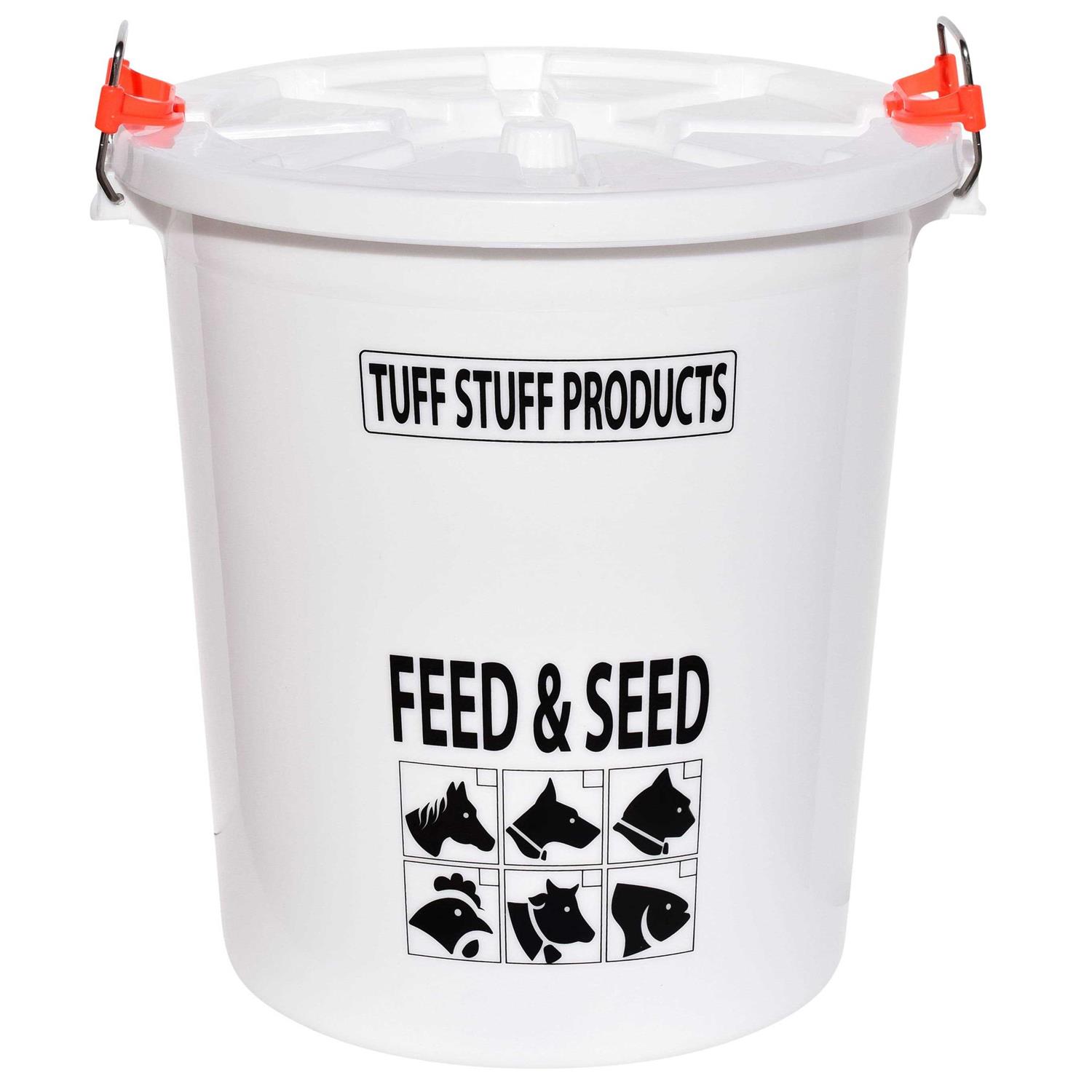 Tuff Stuff Feed Storage Drum with Locking Lid - Healthber