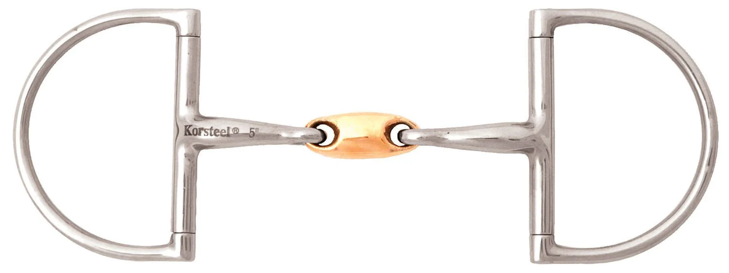 JP Korsteel Copper Link Hunter Dee Snaffle Bit - Healthber