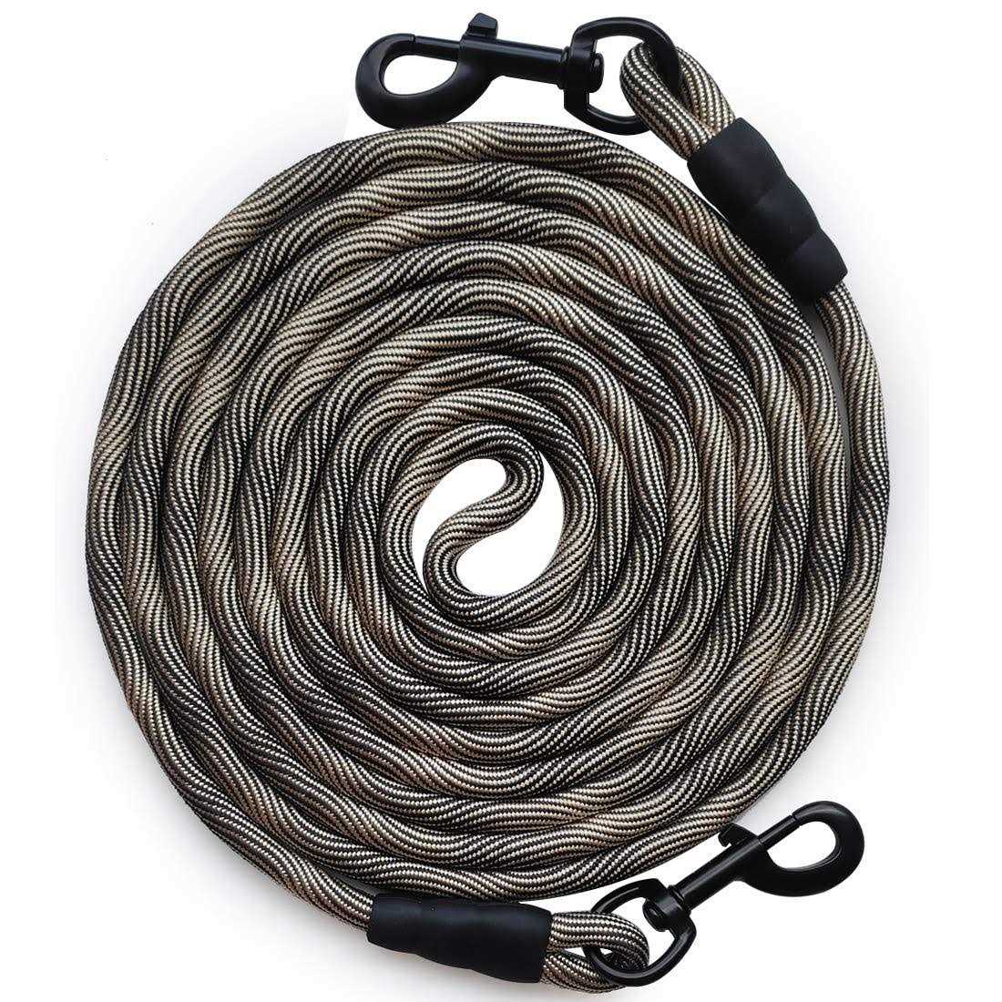 BTINESFUL 8ft/12ft/20ft/30ft/50ft Dog Tie-Out Long Rope Dog Leash - Healthber