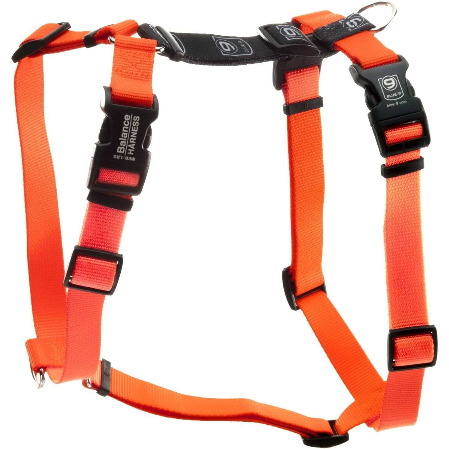 Blue-9 Buckle-Neck Balance Harness Fully Customizable Fit No-Pull Harness Ideal for Dog Training and Obedience - Healthber