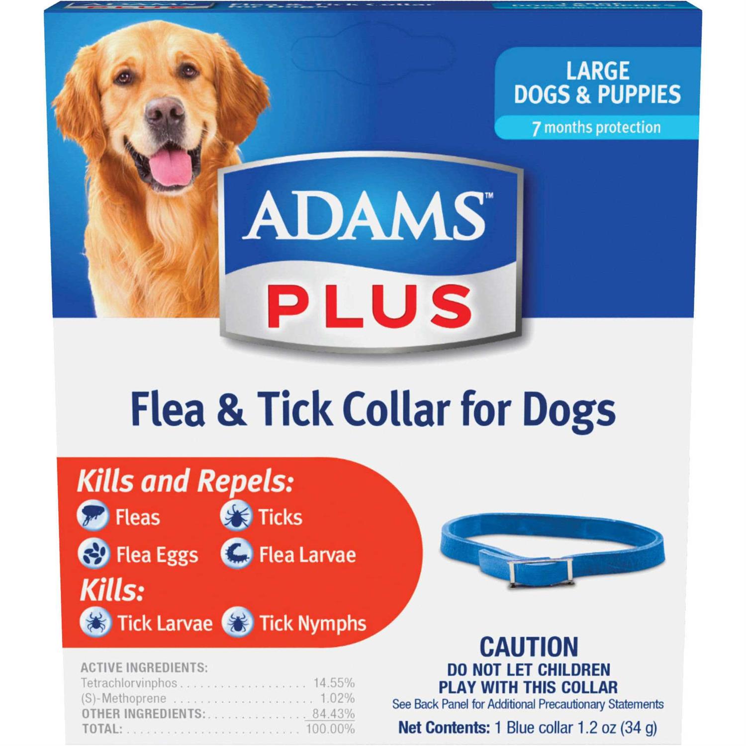 Adams Flea & Tick Plus Collar for Dogs - Healthber