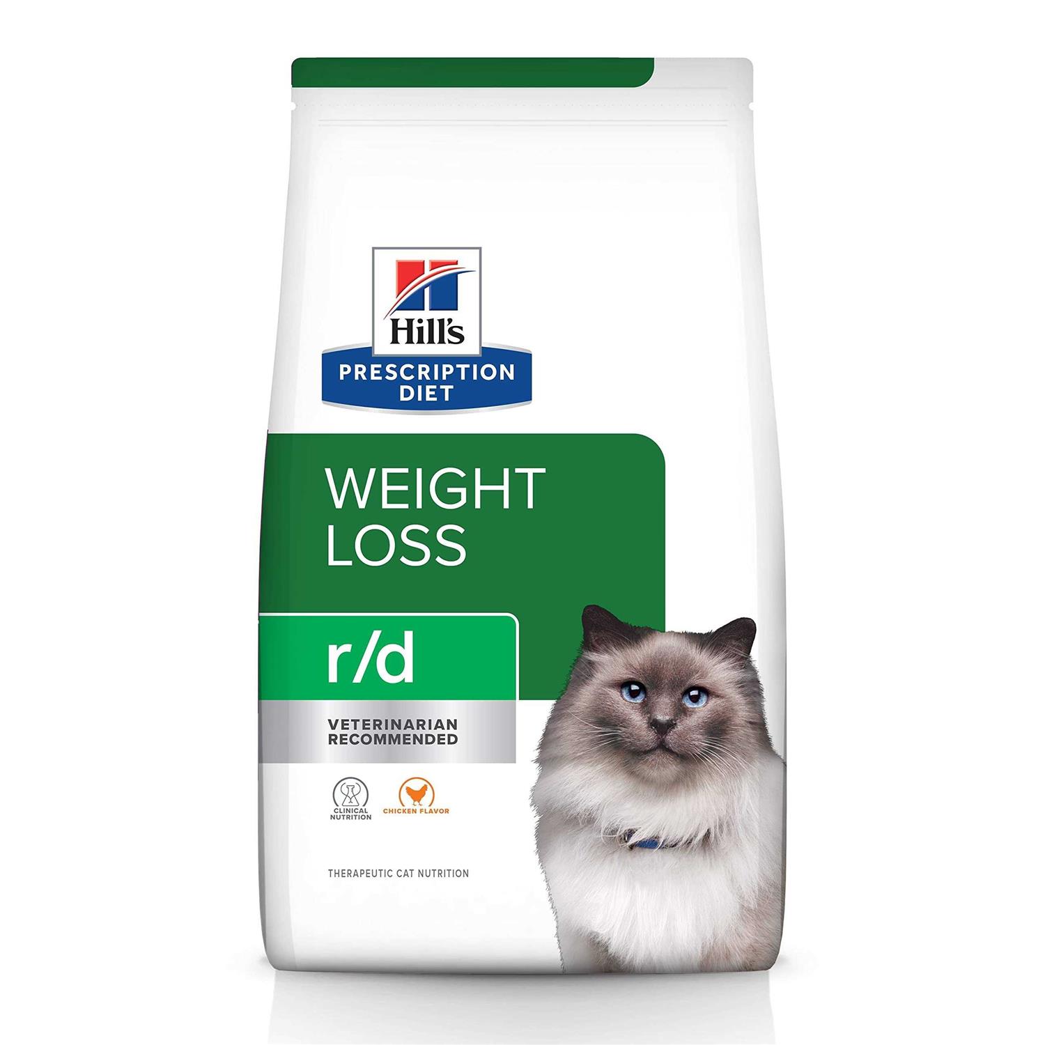 Hill’s Prescription Diet r/d Weight Reduction Chicken Flavor Dry Cat Food - Healthber