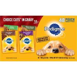 Pedigree Choice Cuts in Gravy Wet Dog Food Variety Pack - Healthber