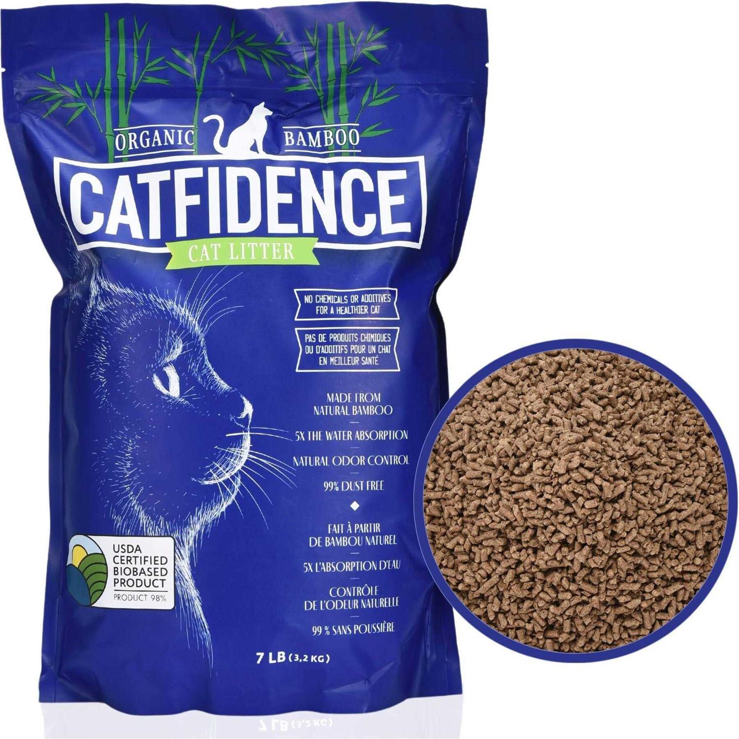 Catfidence Bamboo Cat Litter - Healthber