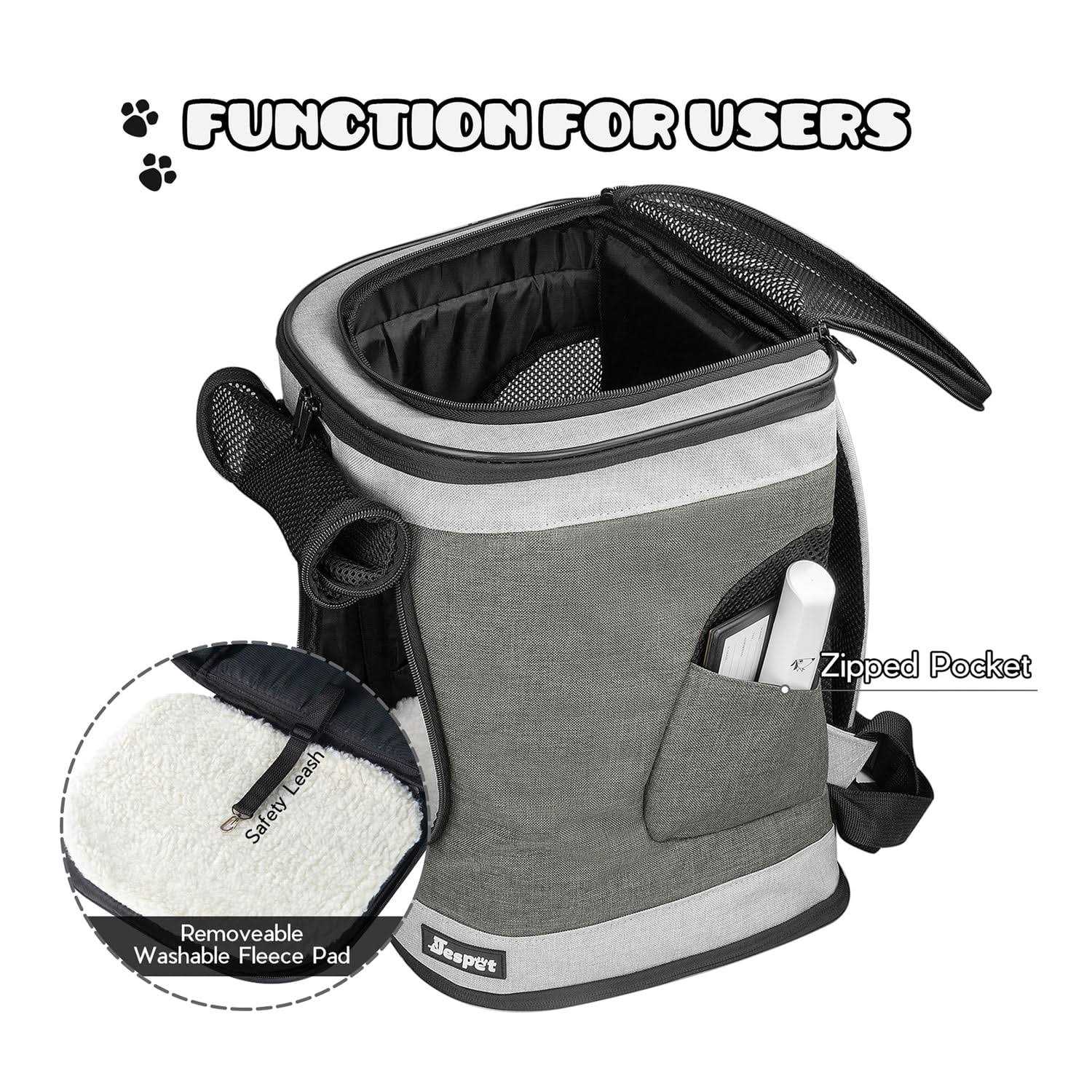 Jespet Deluxe Pet Backpack - Healthber