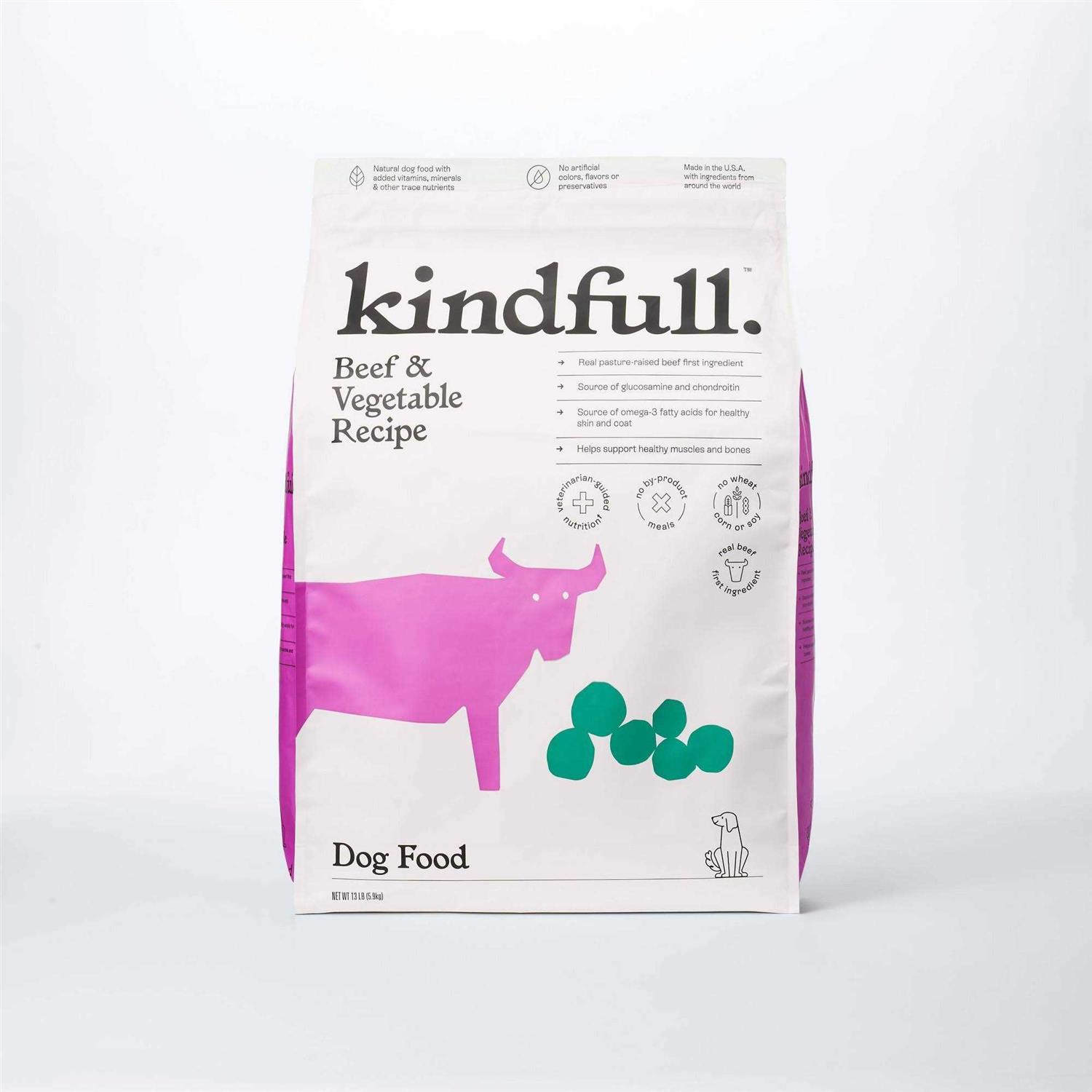 Kindfull Beef and Vegetable Recipe Dry Dog Food - Healthber