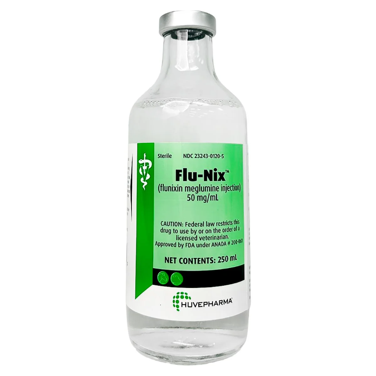 Flunixin Meglumine Injectable Solution for Horses & Cattle, 50 mg/mL - Healthber