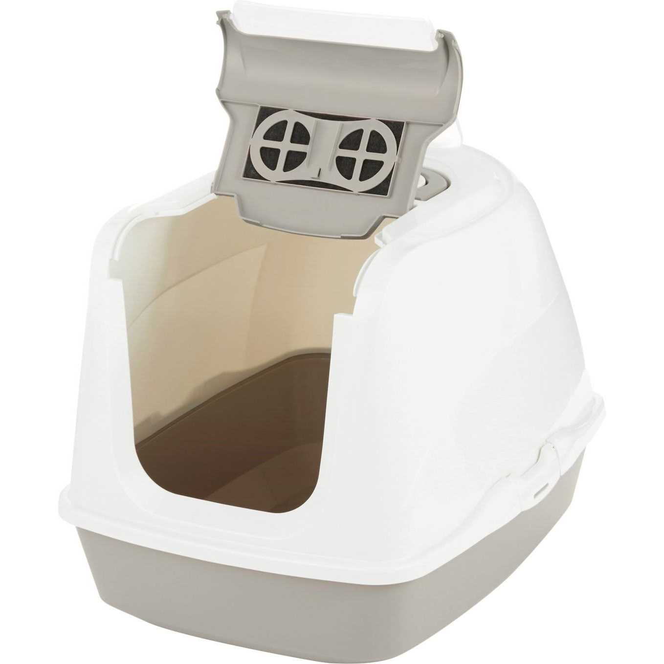 Frisco Flip Top Hooded Cat Litter Box - Healthber