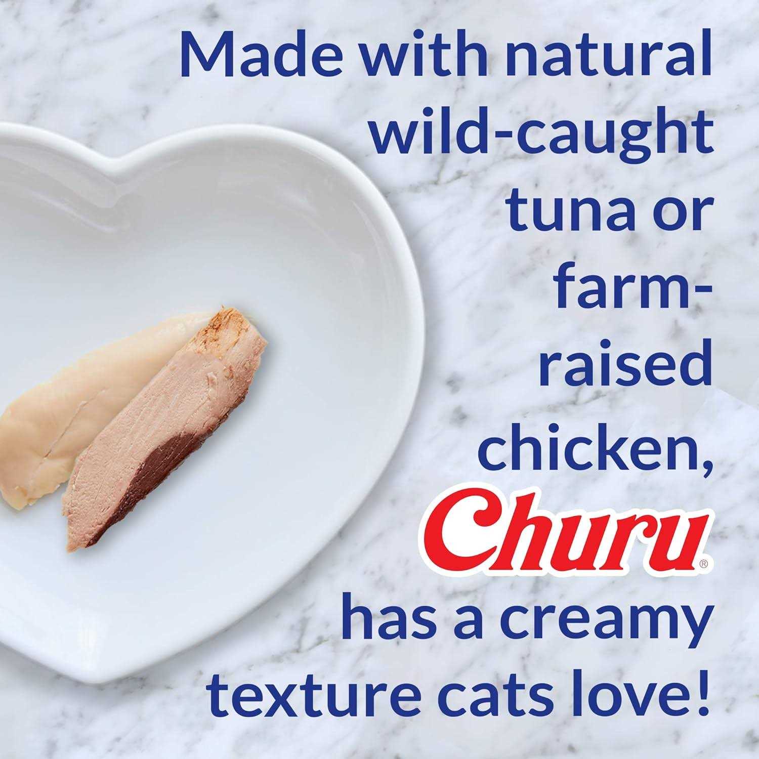 Inaba Churu Hairball Control Cat Treat Tuna - Healthber