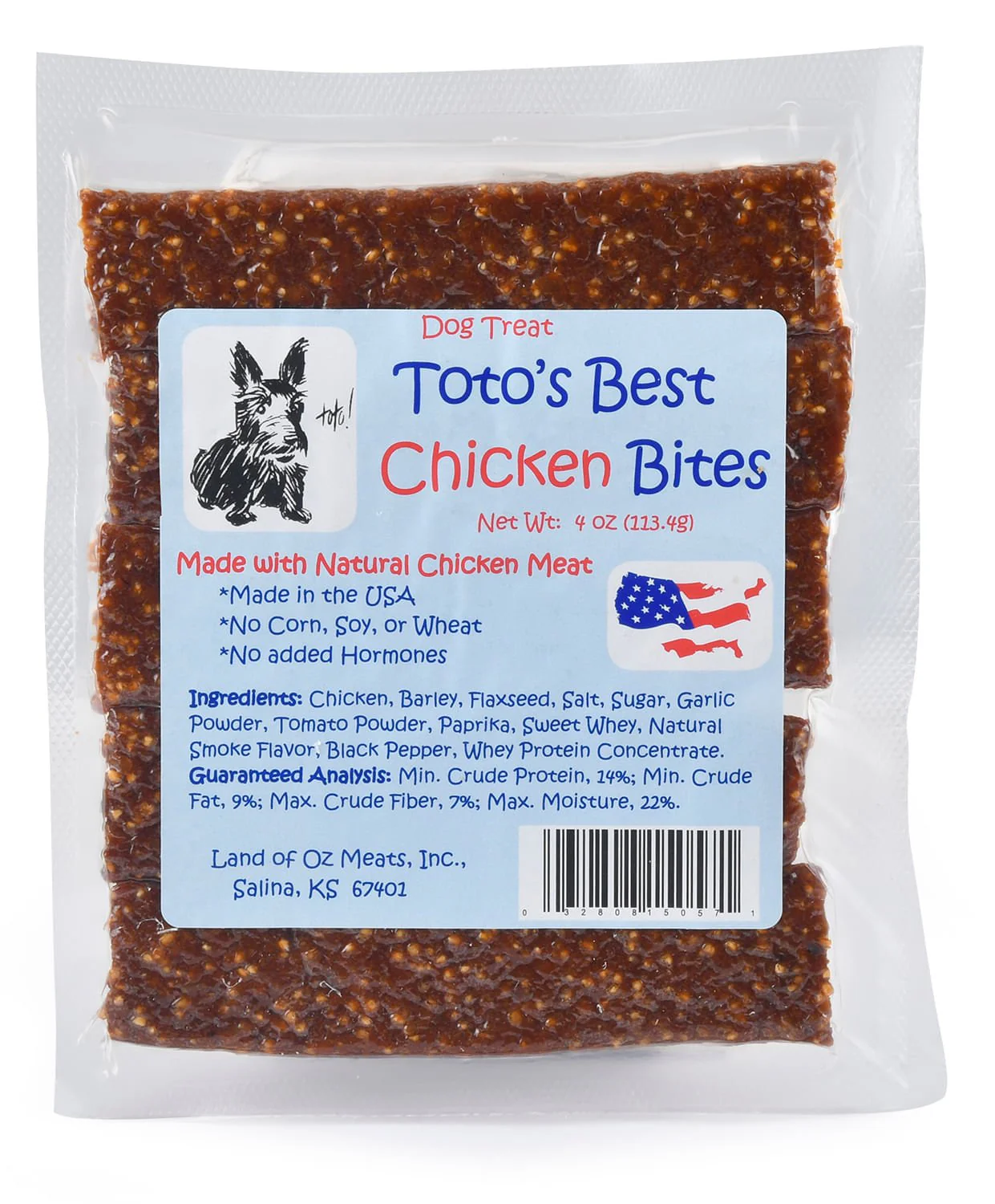 Toto's Best Chicken Bites Dog Treats, 4 oz - Healthber