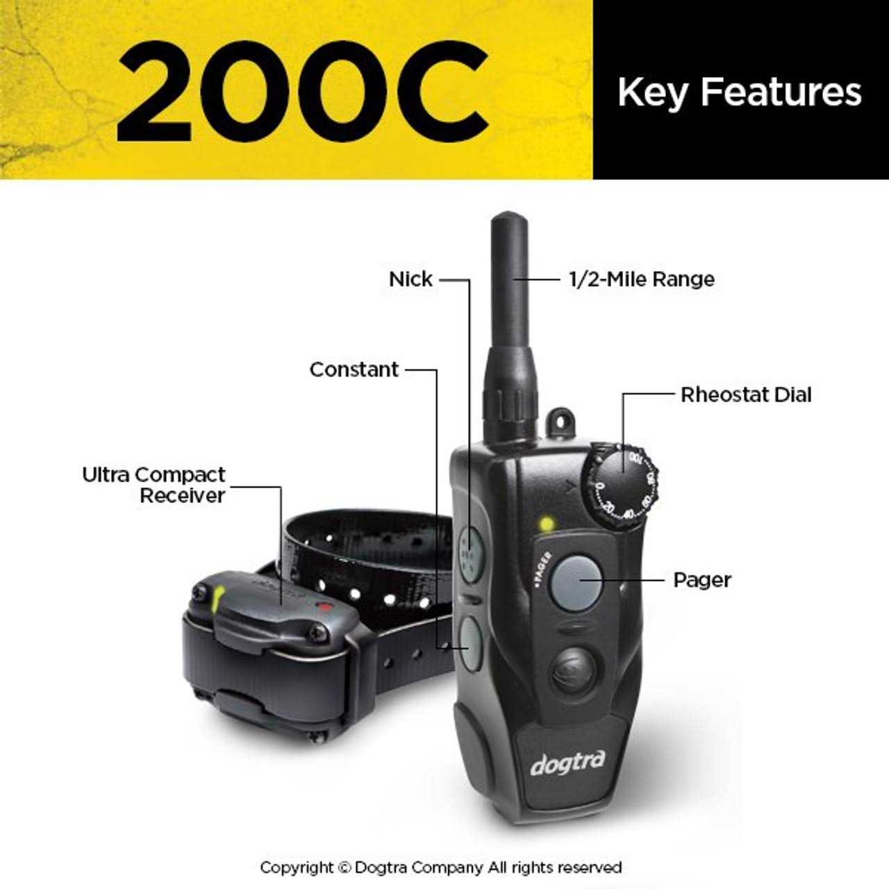 Dogtra Remote Training Collar 2-Dog 202C - Healthber