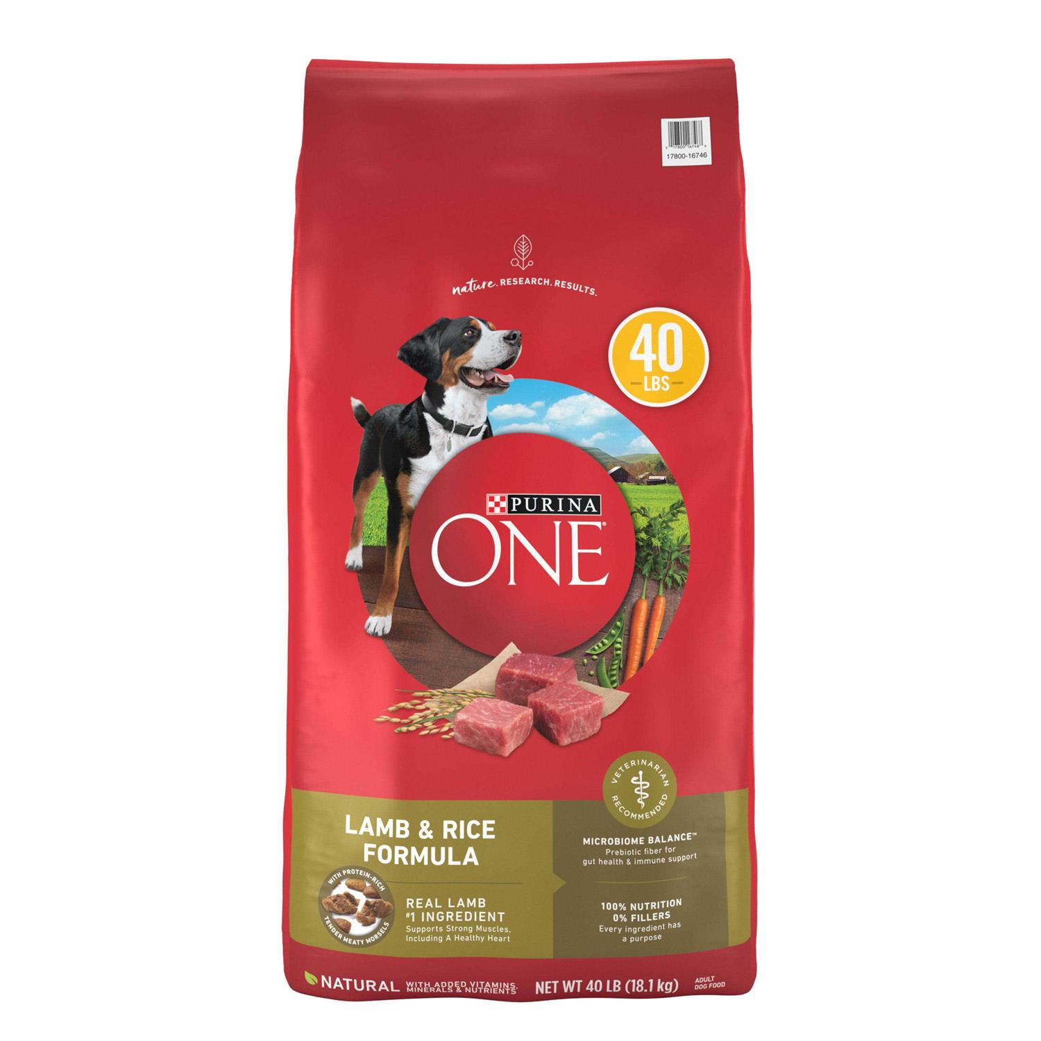 Purina ONE SmartBlend Lamb & Rice Dry Dog Food - Healthber
