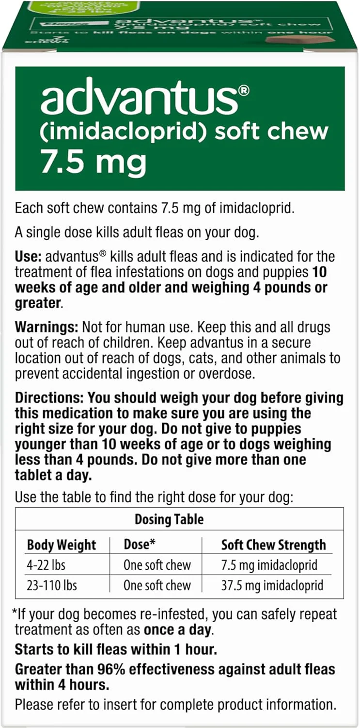Advantus Soft Chews for Dogs 4-22 lb - Healthber