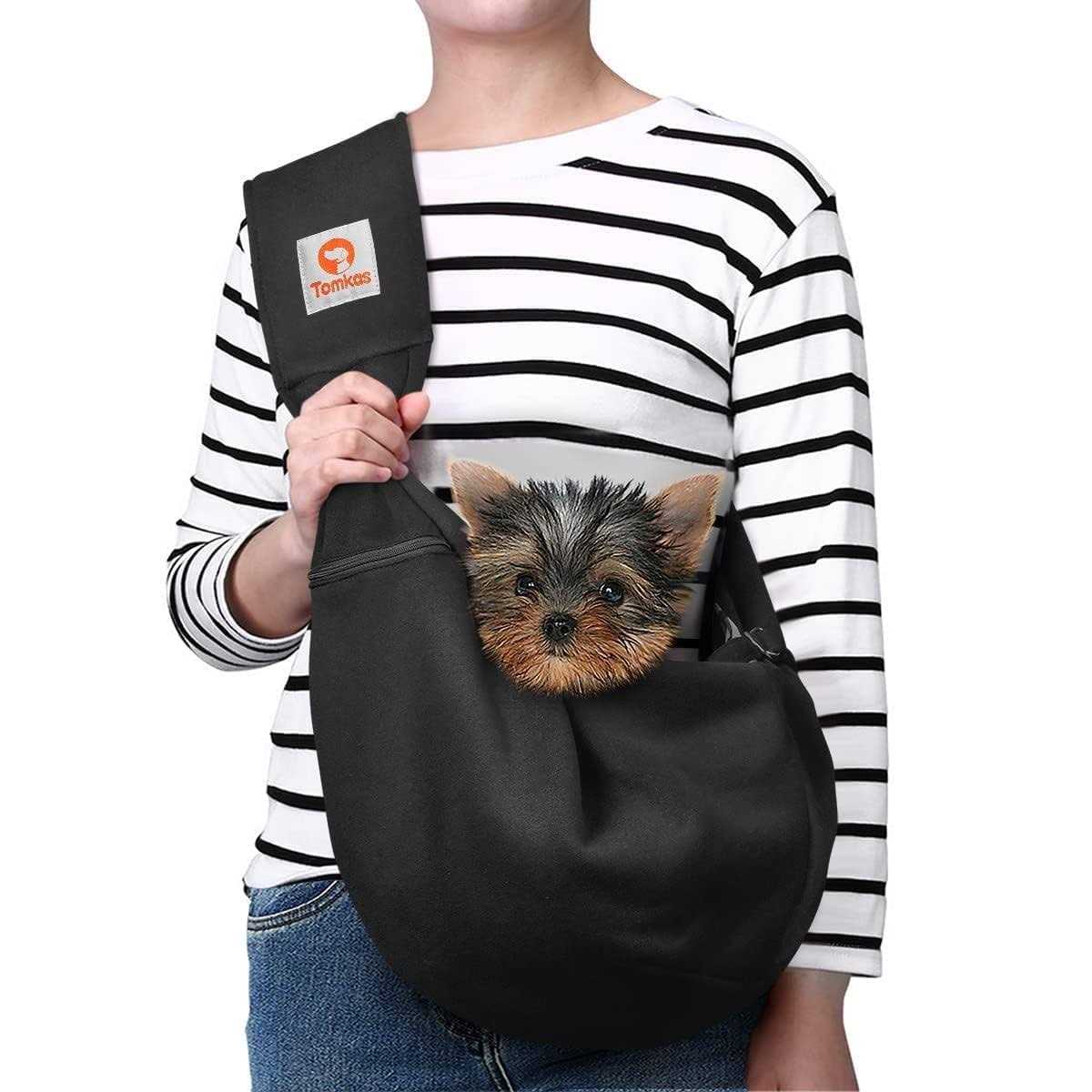 TOMKAS Dog Sling Carrier for Small Dogs Puppy Carrier for Small Dogs - Healthber
