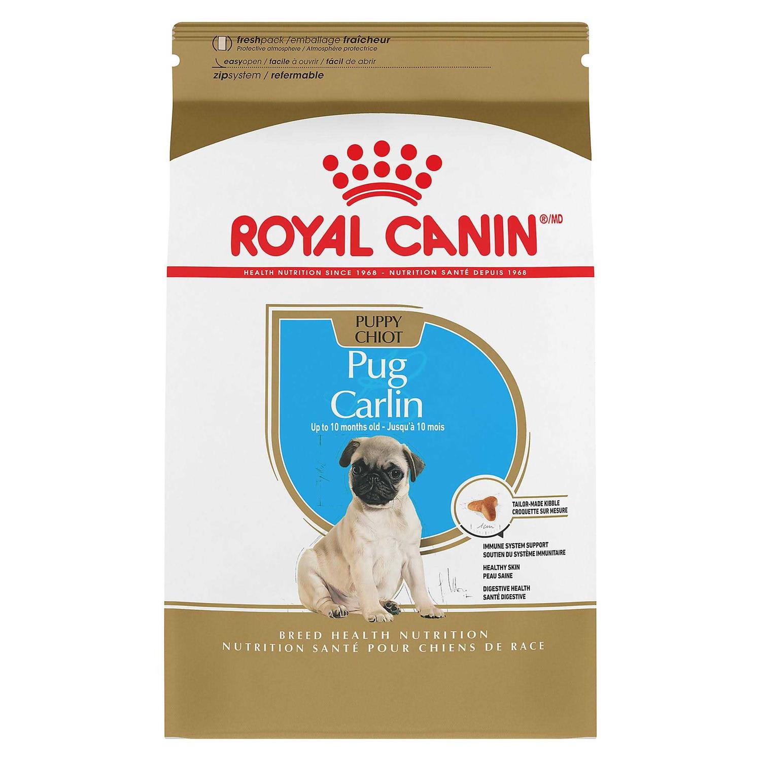 Royal Canin Breed Health Nutrition Pug Puppy Dry Dog Food - Healthber