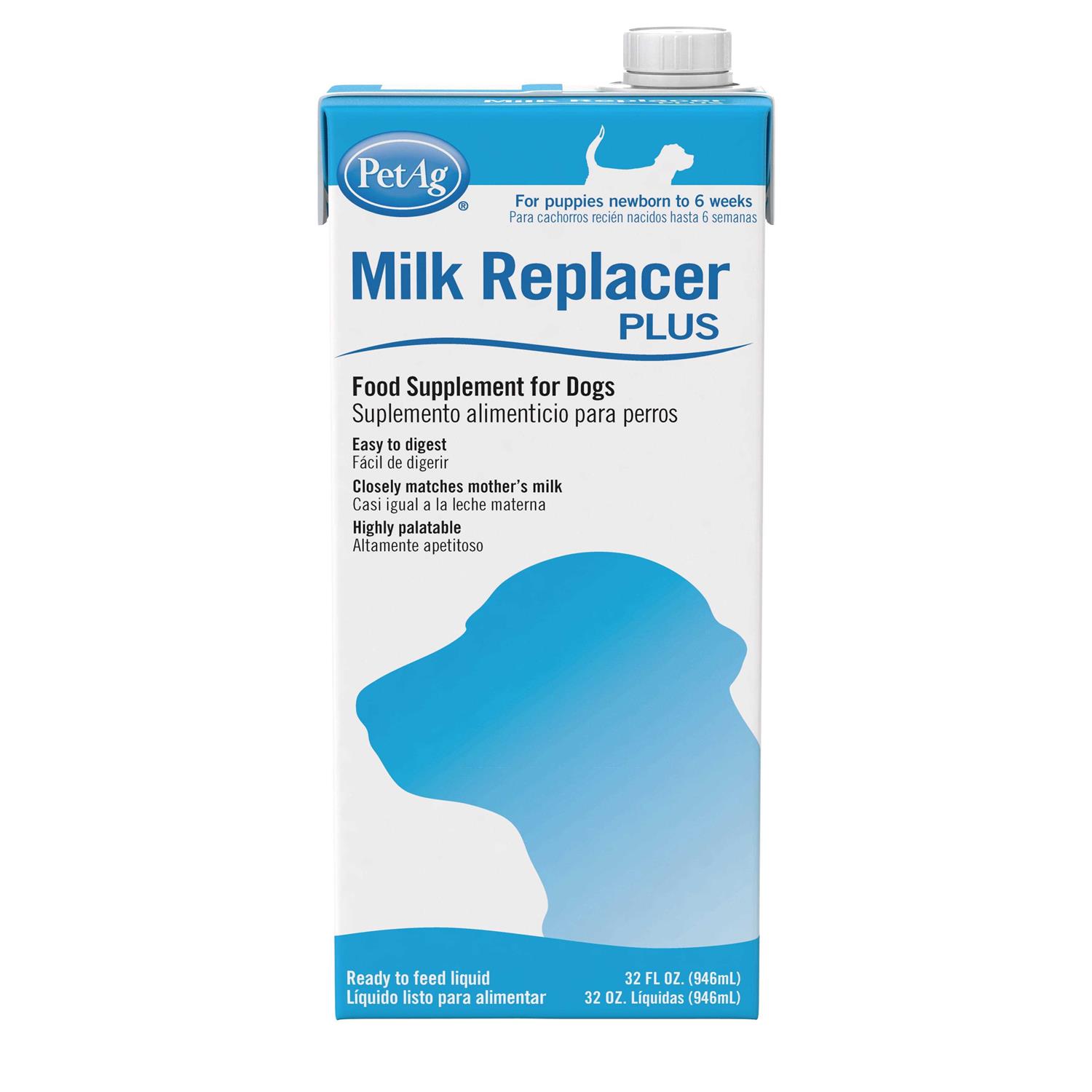 Pet-ag Milk Replacer Liquid for Dogs and Puppies - Healthber