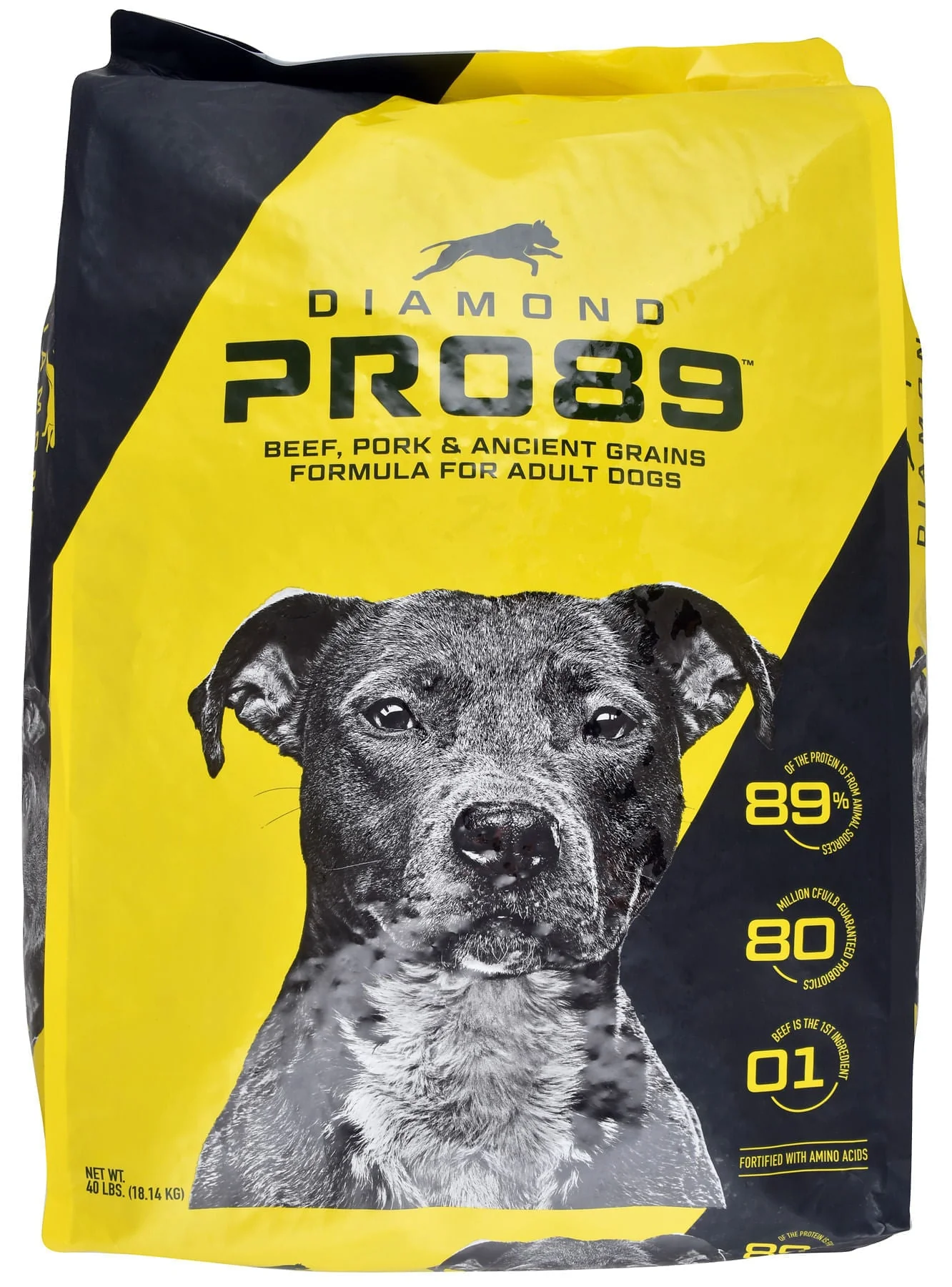 Diamond Pro89 Beef, Pork & Ancient Grains Formula, 40 lb - Healthber