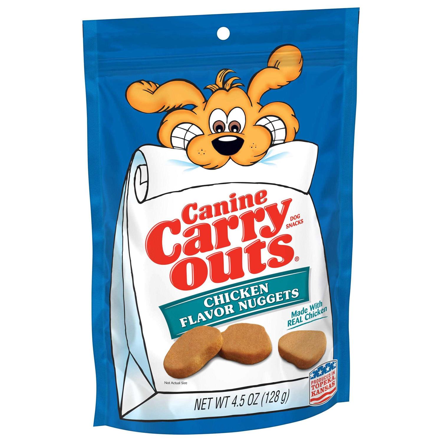 Canine Carry Outs Chicken Flavor Nuggets Dog Snacks - Healthber