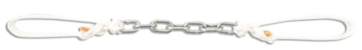 Martin Saddlery String and Dog Link Chain Curb Strap, 7-Chain Link - Healthber
