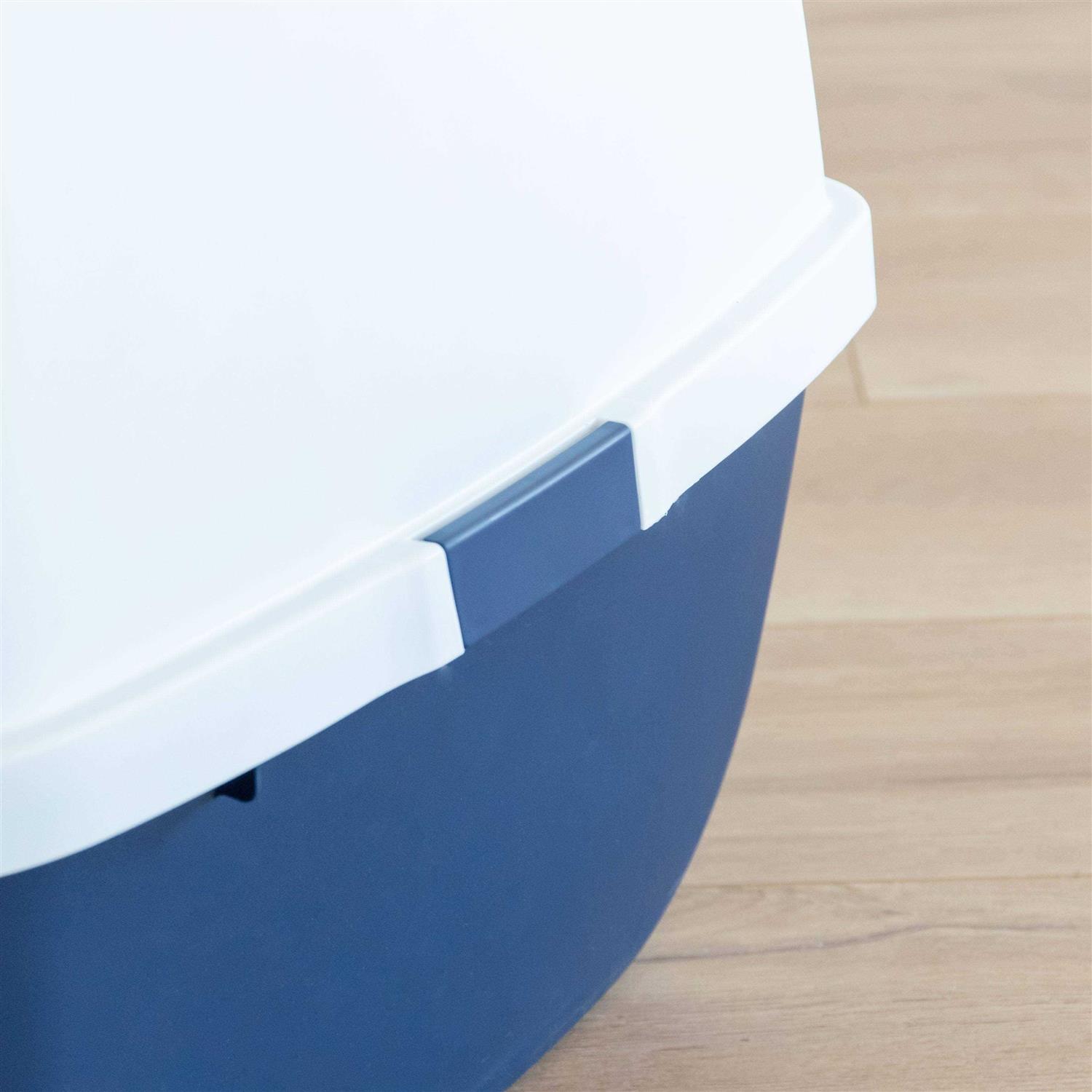 IRIS USA Hooded Cat Litter Box with Scoop - Healthber