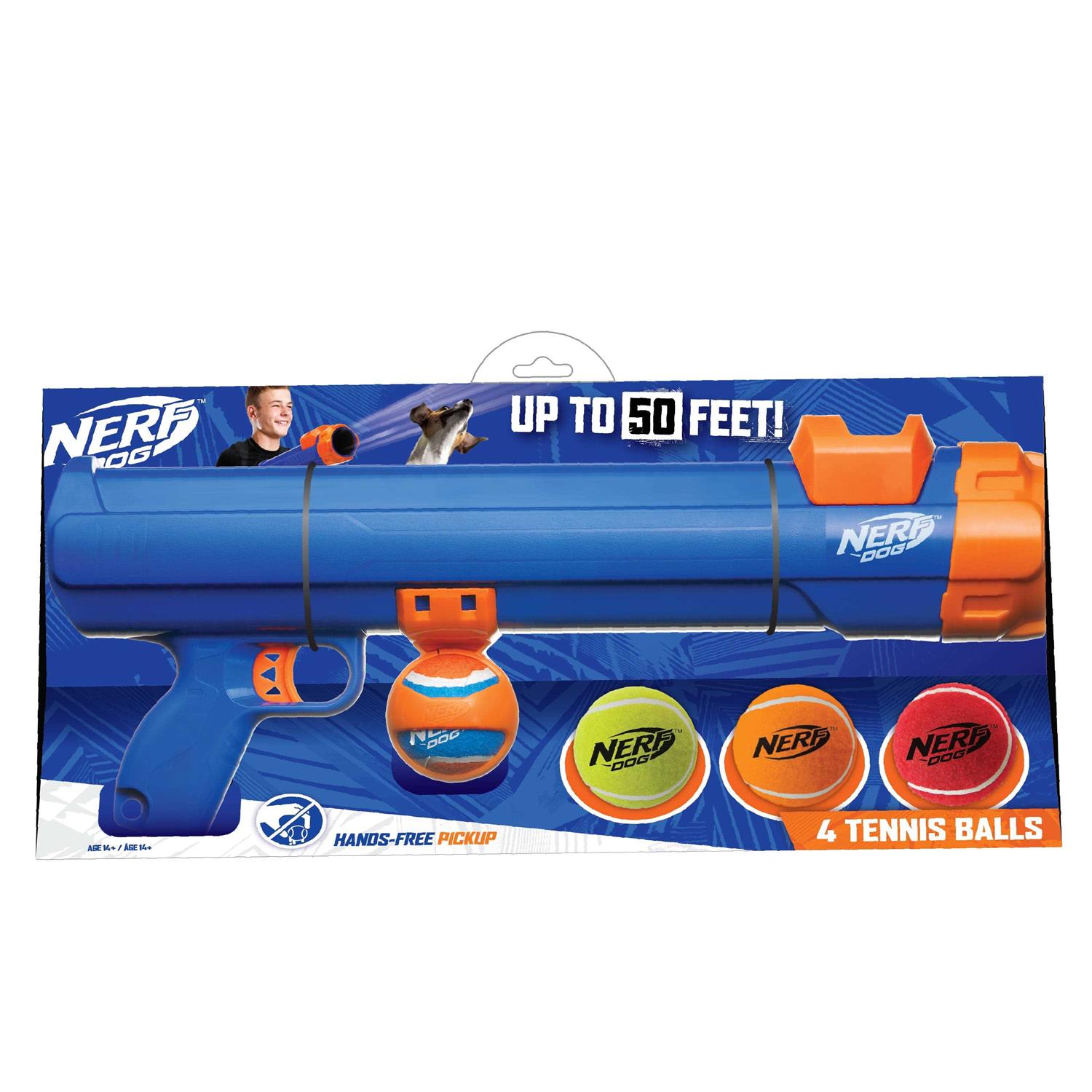 Nerf Dog Tennis Ball Blaster Dog Toy - Healthber