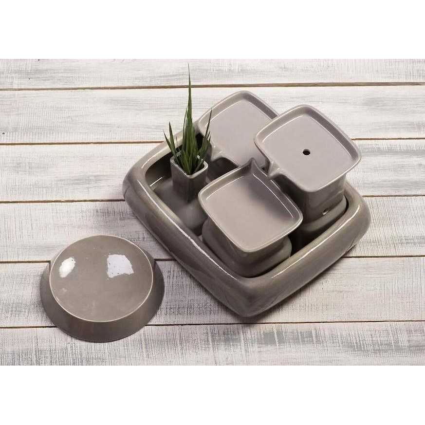 Miaustore Ceramic Cat Water Fountain - Healthber