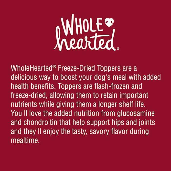 WholeHearted Freeze-Dried Health Dog Food Toppers - Healthber