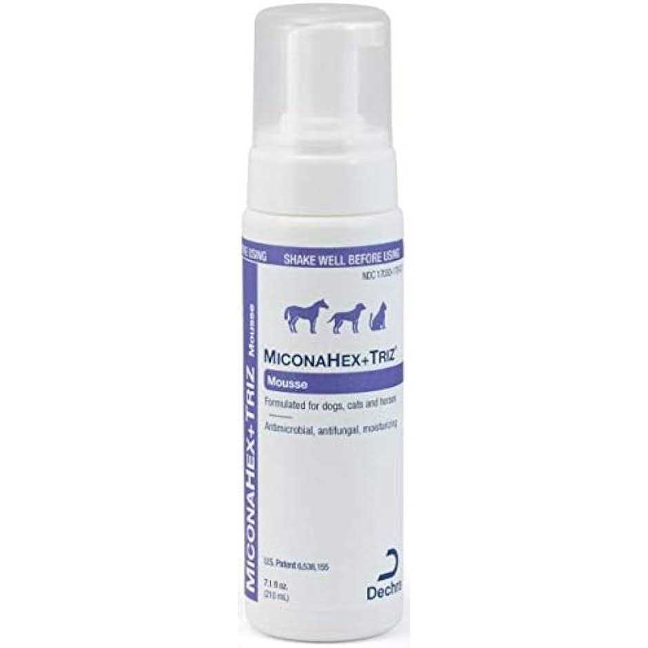 Slaige MiconaHex +Triz Mousse 7.1 ounces, Formulated for Dogs, cats and Horses - Healthber