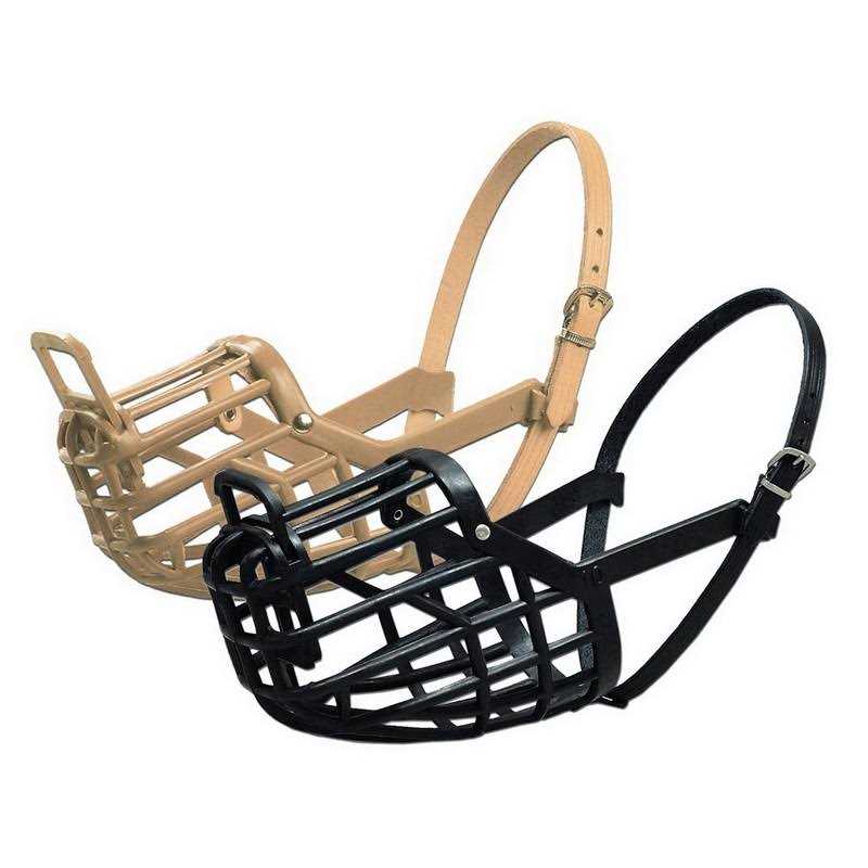OmniPet Leather Brothers Italian Basket Dog Muzzle - Healthber