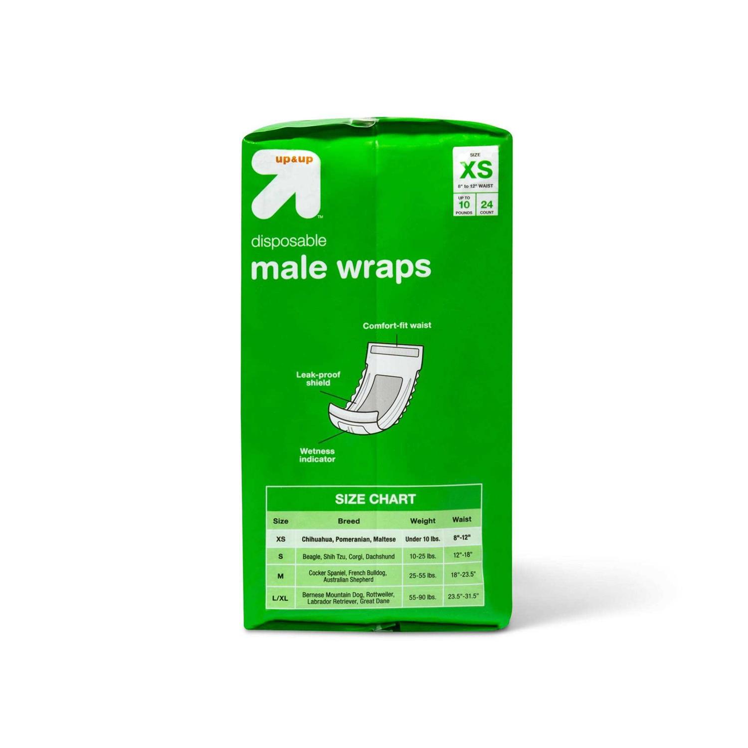 up & up Male Wrap Dog Diapers - Healthber