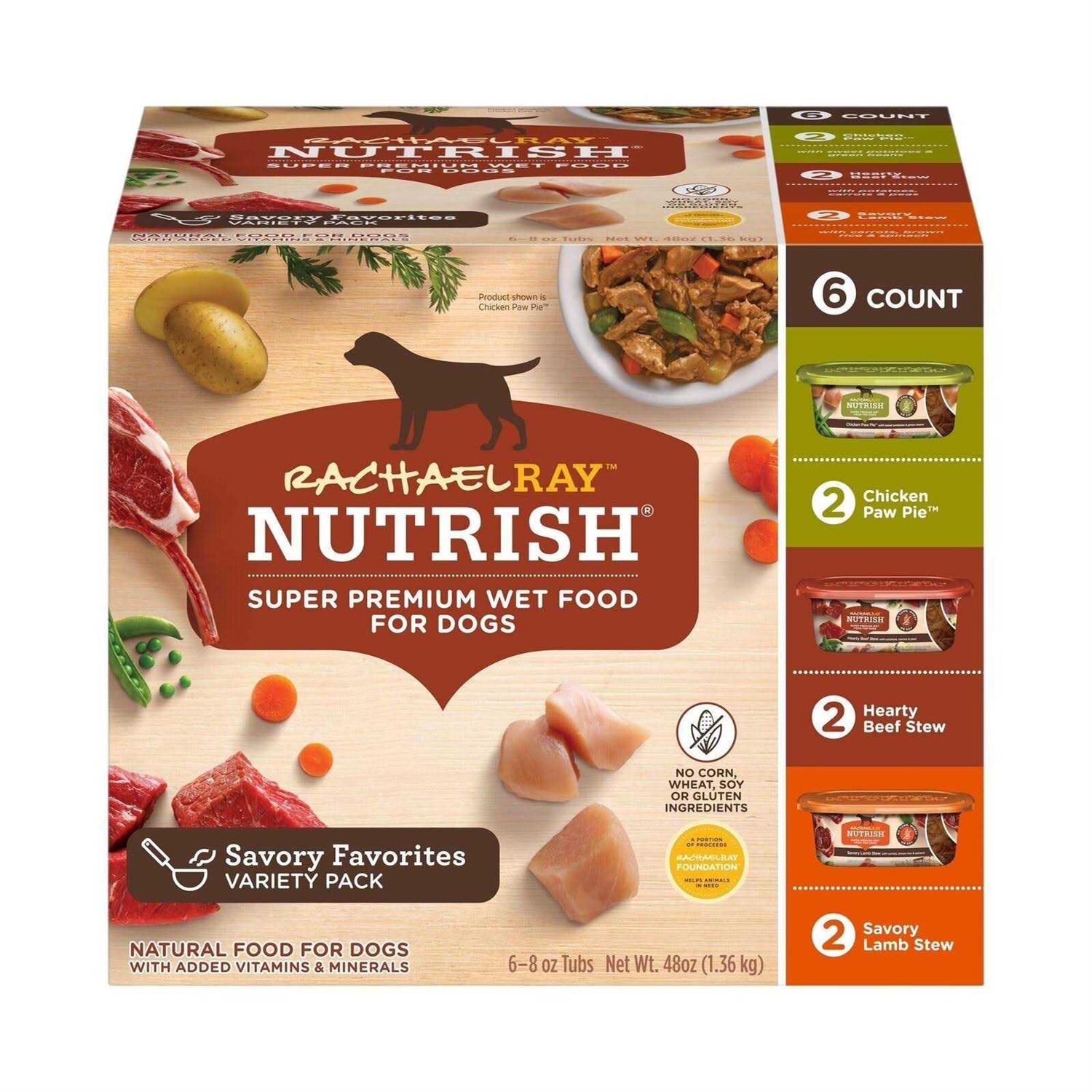 Rachael Ray Nutrish Natural Variety Pack Wet Dog Food - Healthber