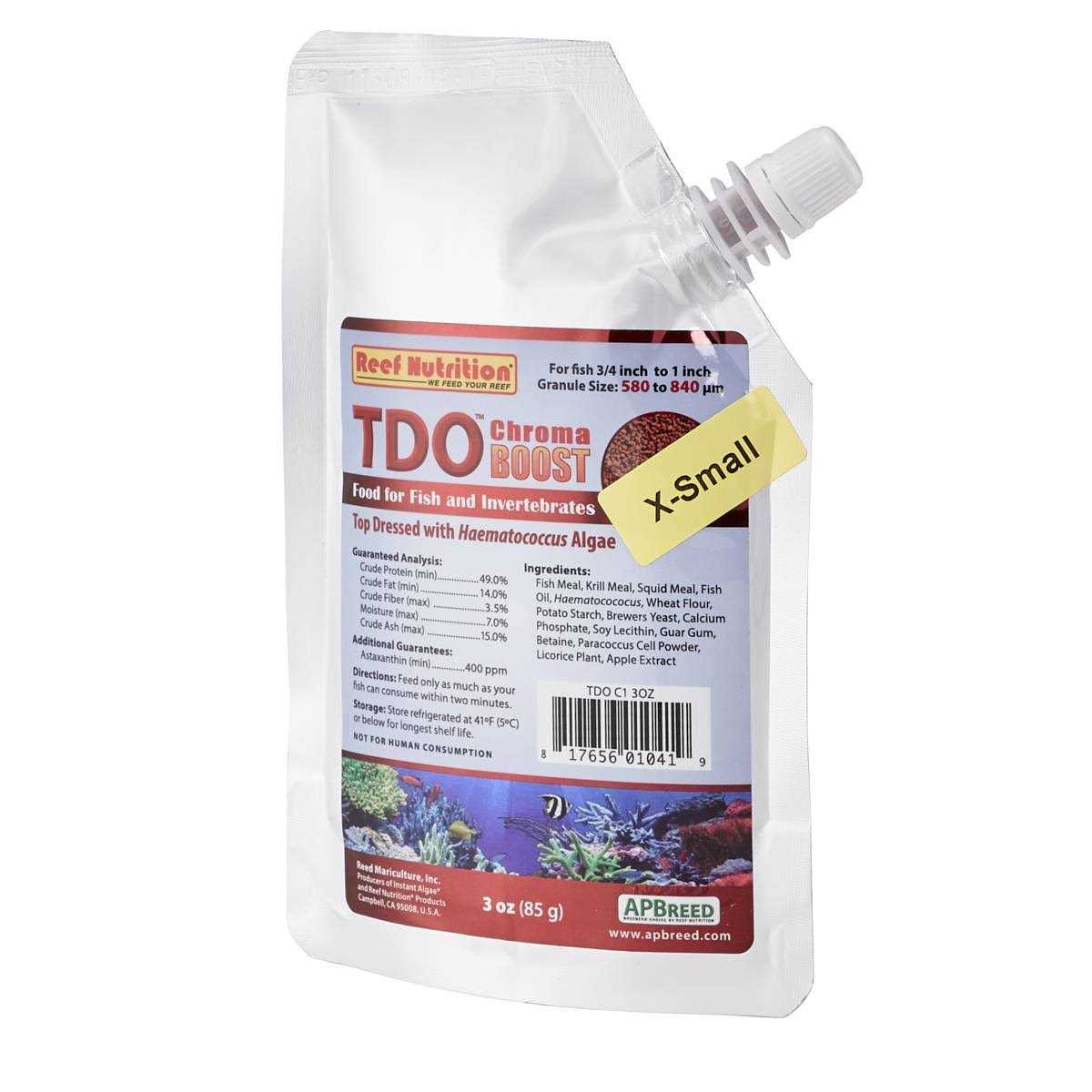 Reef Nutrition 3 oz Extra Small TDO-C1 Chroma Boost - Healthber
