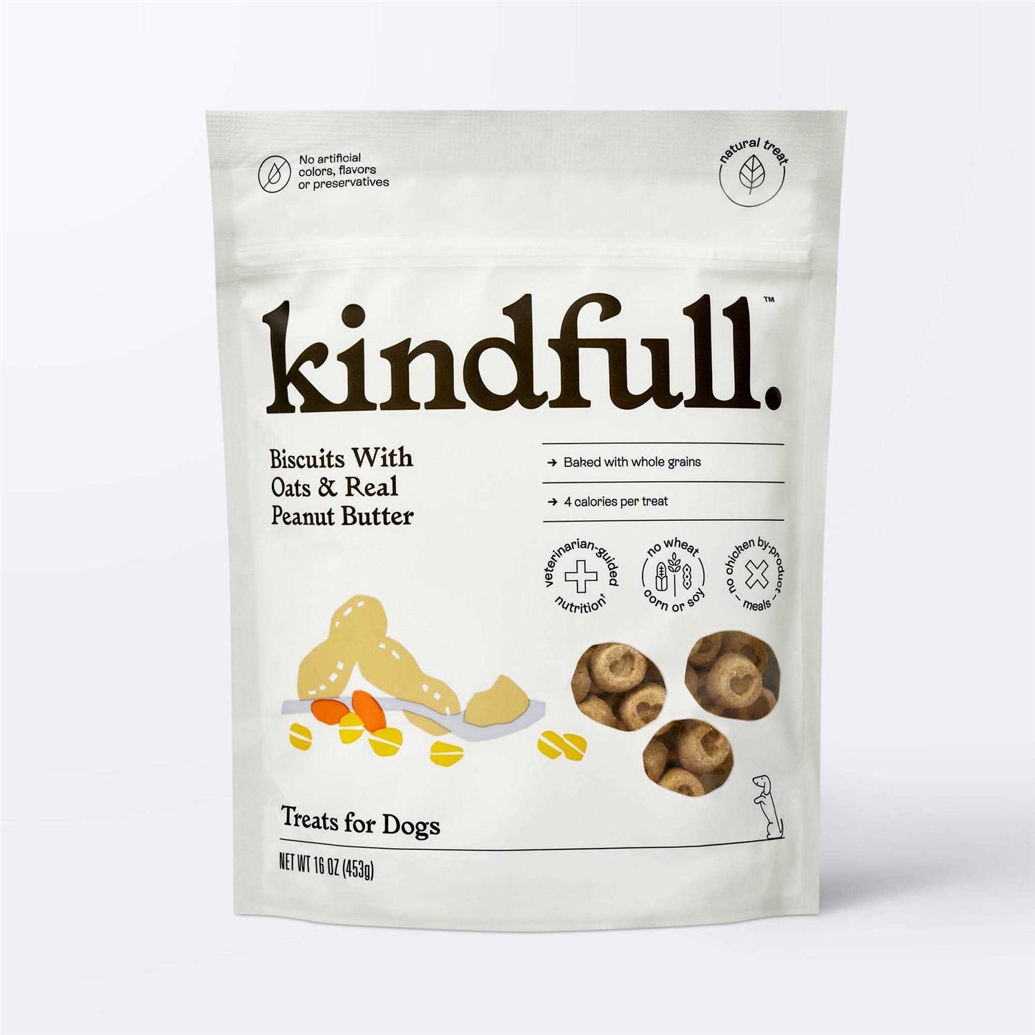 Kindfull Biscuit with Oats and Real Dog Treats - Healthber