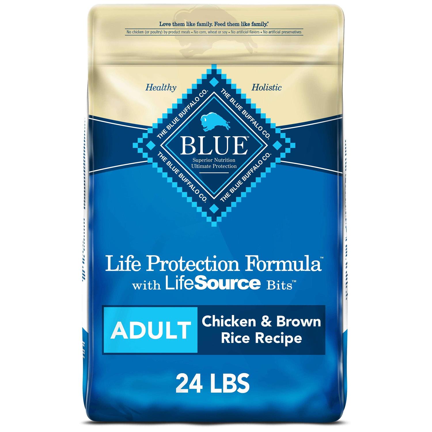 Blue Buffalo Life Protection Formula Adult Dry Dog Food Chicken and Brown Rice Recipe - Healthber