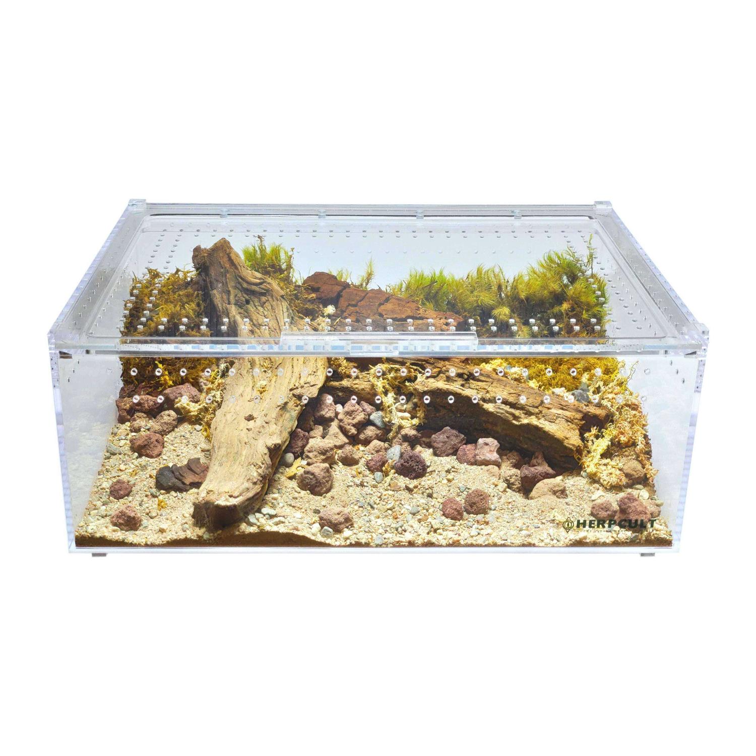 Herpcult Acrylic Insect & Reptile Terrarium - Healthber