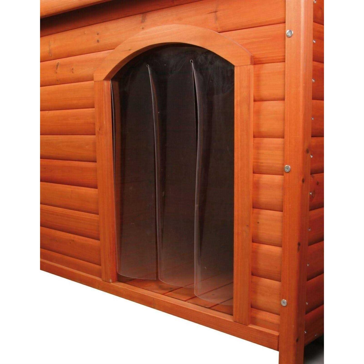 TRIXIE Natura Vinyl Door Flaps for Classic Dog House - Healthber