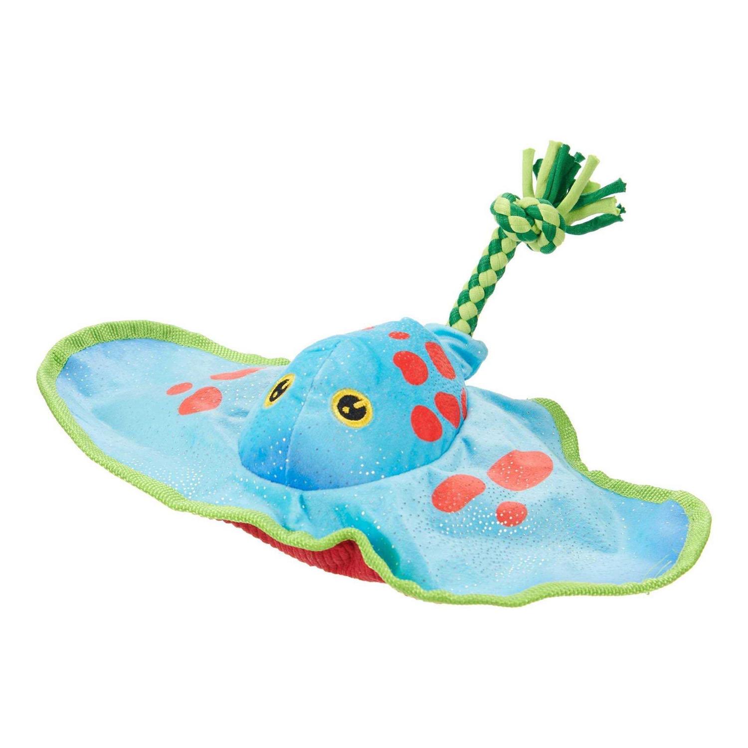 Bark Manny Ray Under the Seams Dog Toy - Healthber