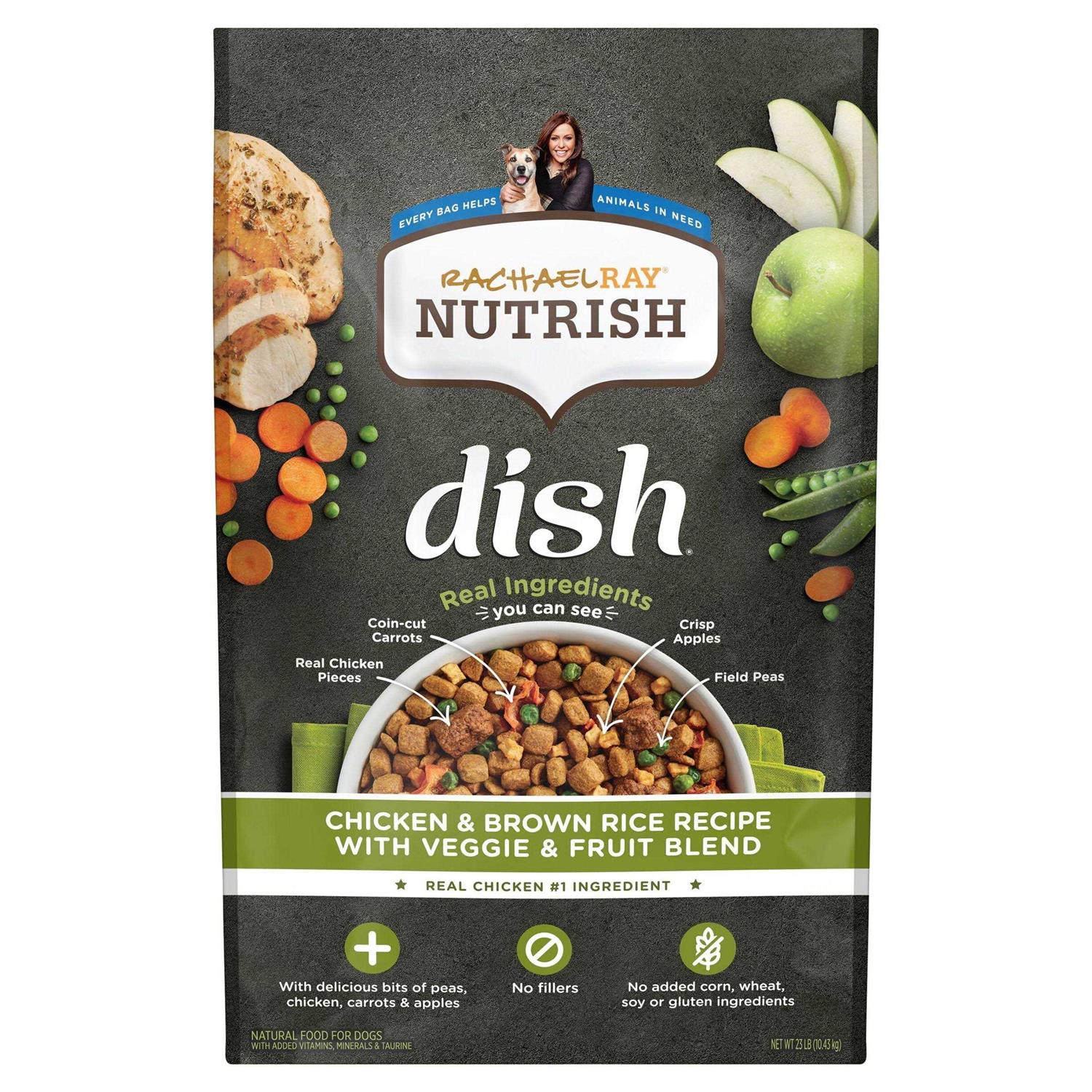 Rachael Ray Nutrish Dish Brown Rice Dog Food - Healthber