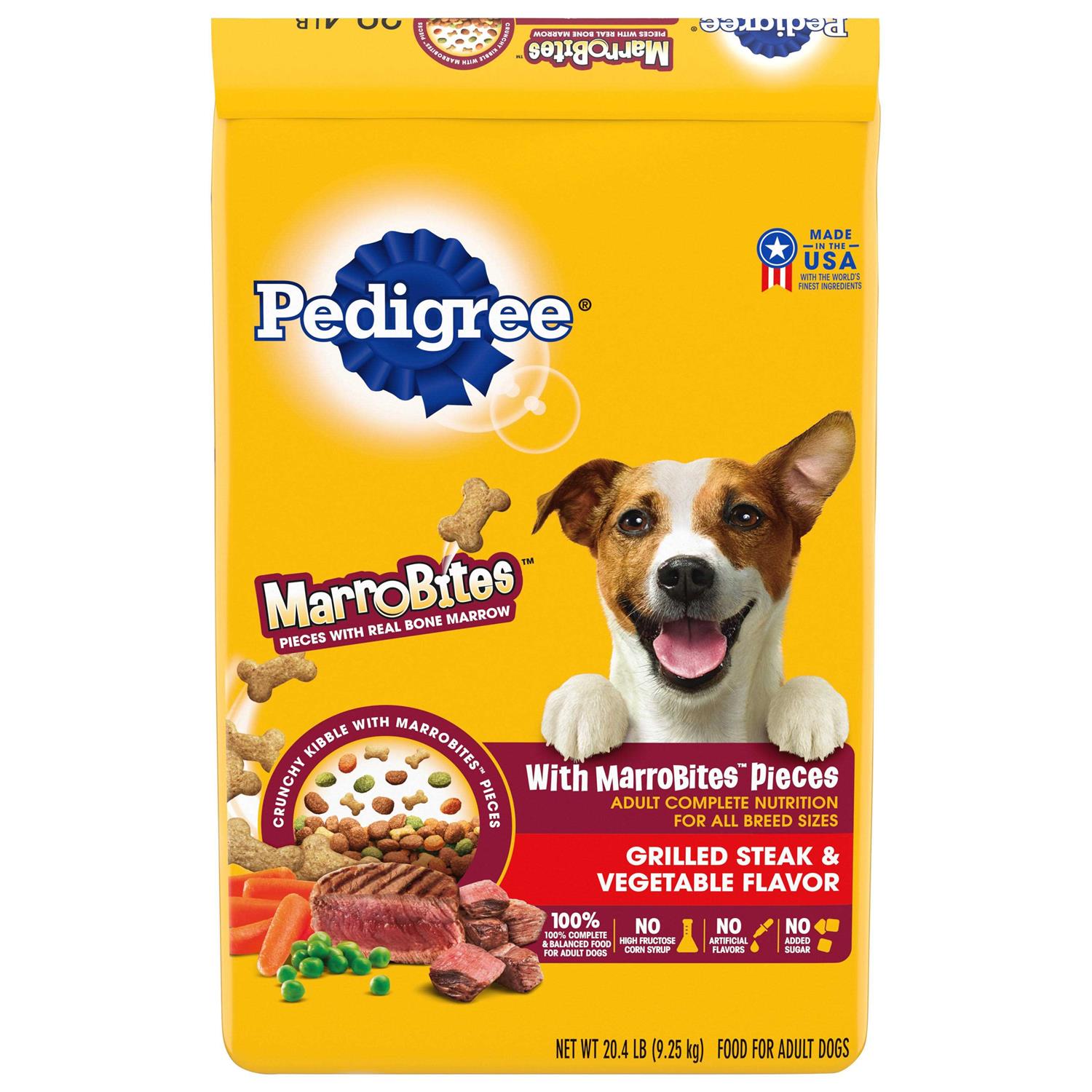 Pedigree Marrobites Steak & Vegetable Adult Dry Dog Food - Healthber