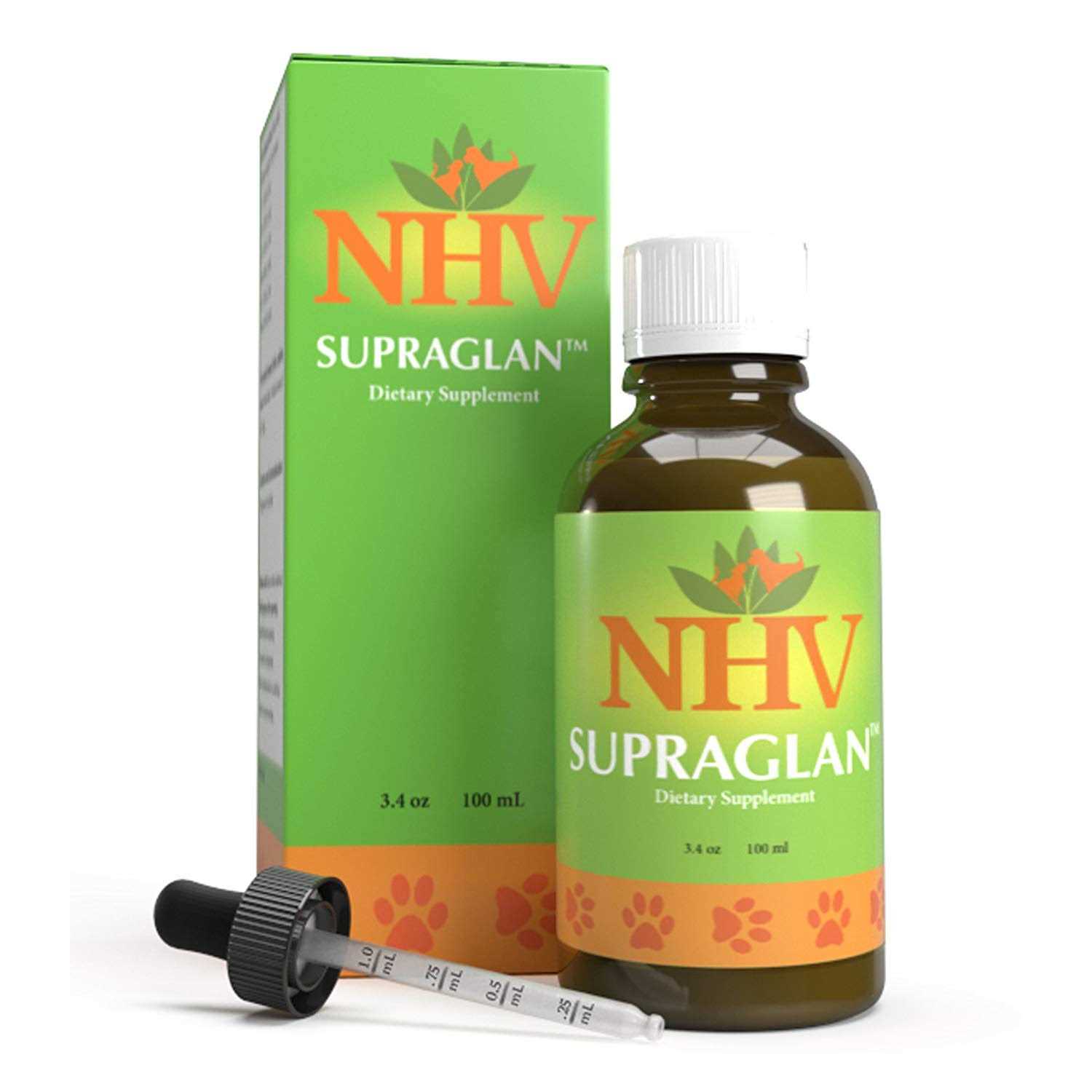 NHV Supraglan Natural Herbal Support for Adrenal Dysfunction Cushing’s and Addison’s Disorders in Dogs and Cats - Healthber