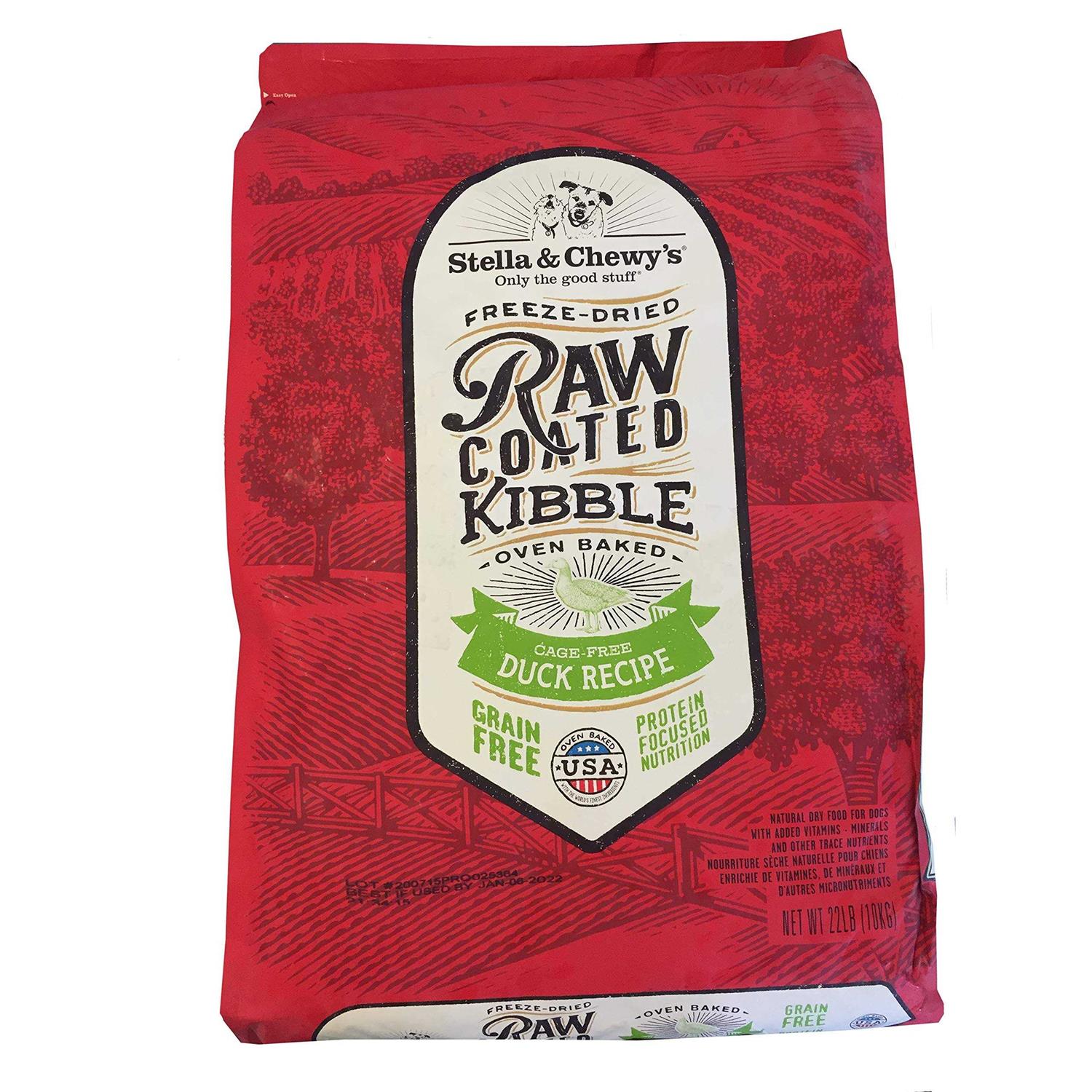 Stella & Chewy’s Cage-Free Duck Raw Coated Kibble Dog Food - Healthber