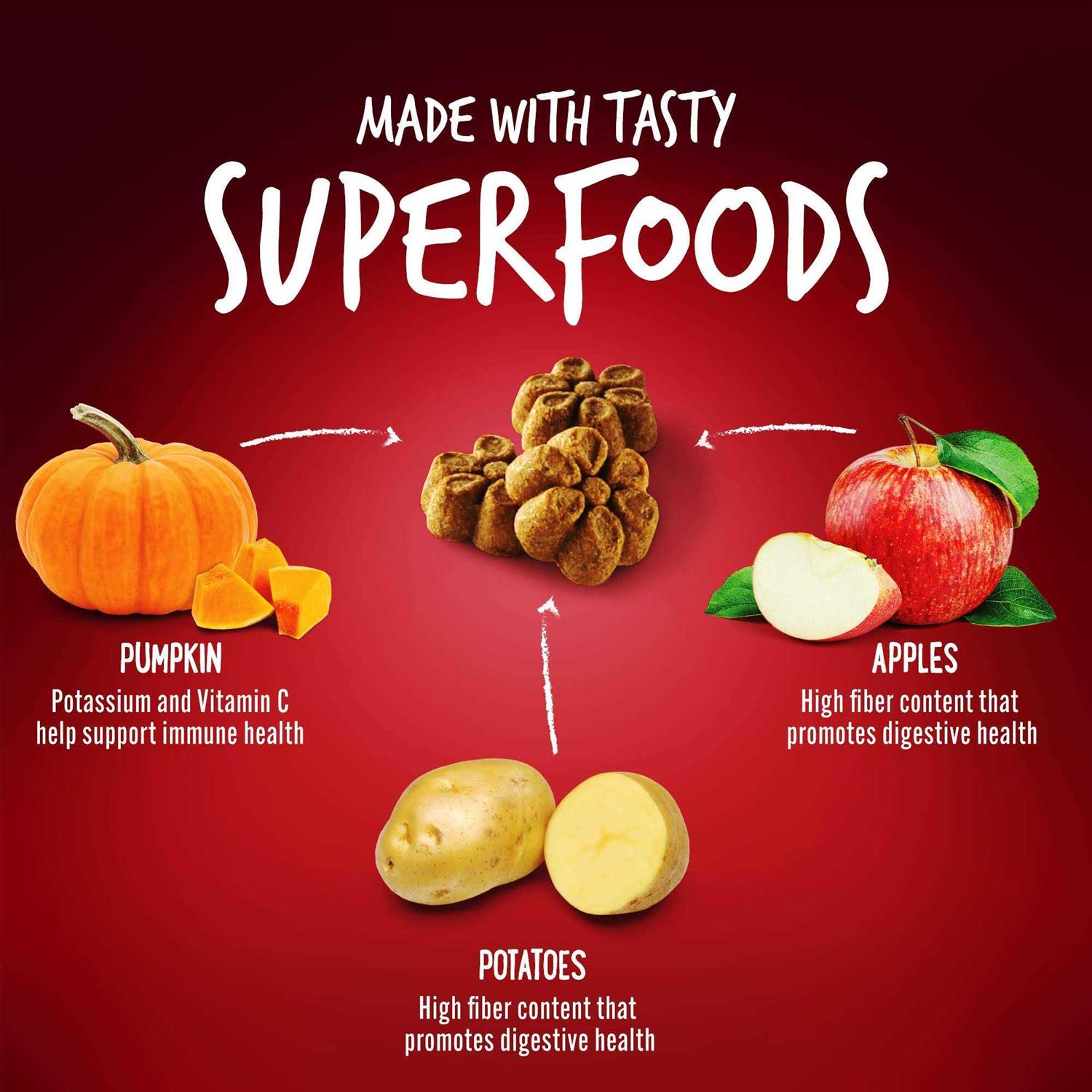 Fruitables Crispy Bacon Apple Dog Treats - Healthber