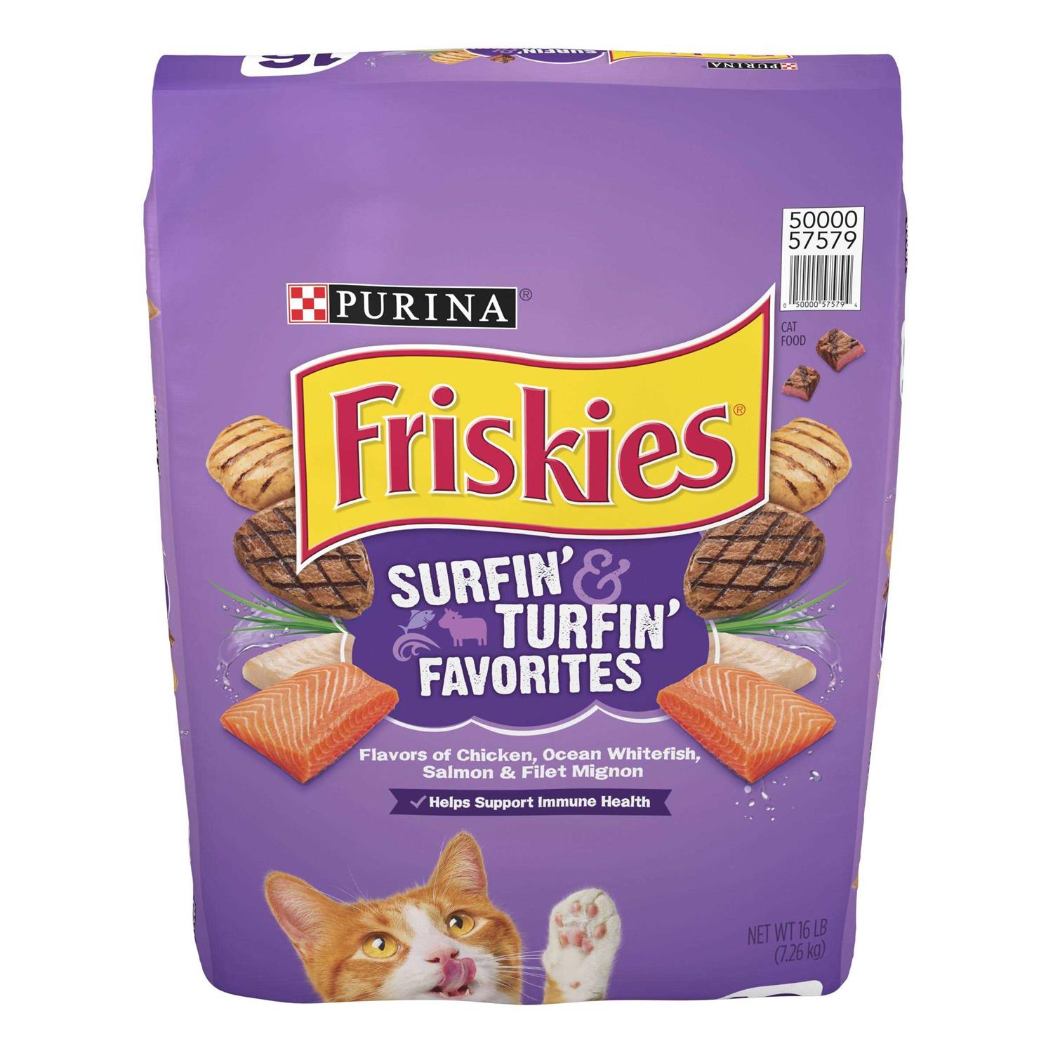 Friskies Surfin’ & Turfin’ Favorites Dry Cat Food - Healthber