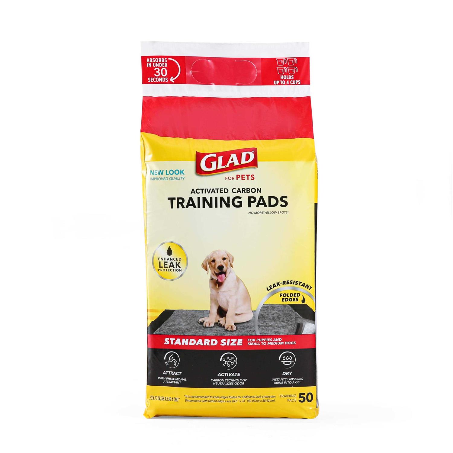 Glad for Pets Black Charcoal Puppy Pads - Healthber