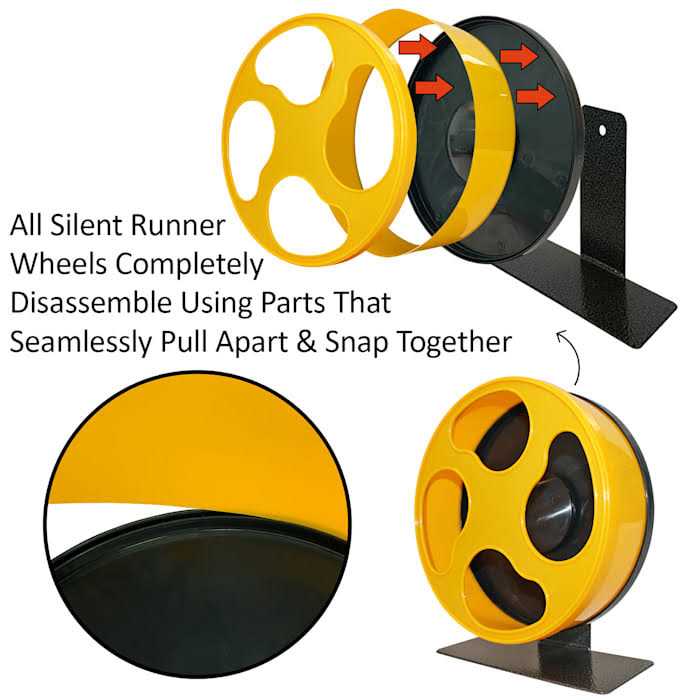 Exotic Nutrition Silent Runner Small Animal Exercise Wheel - Healthber