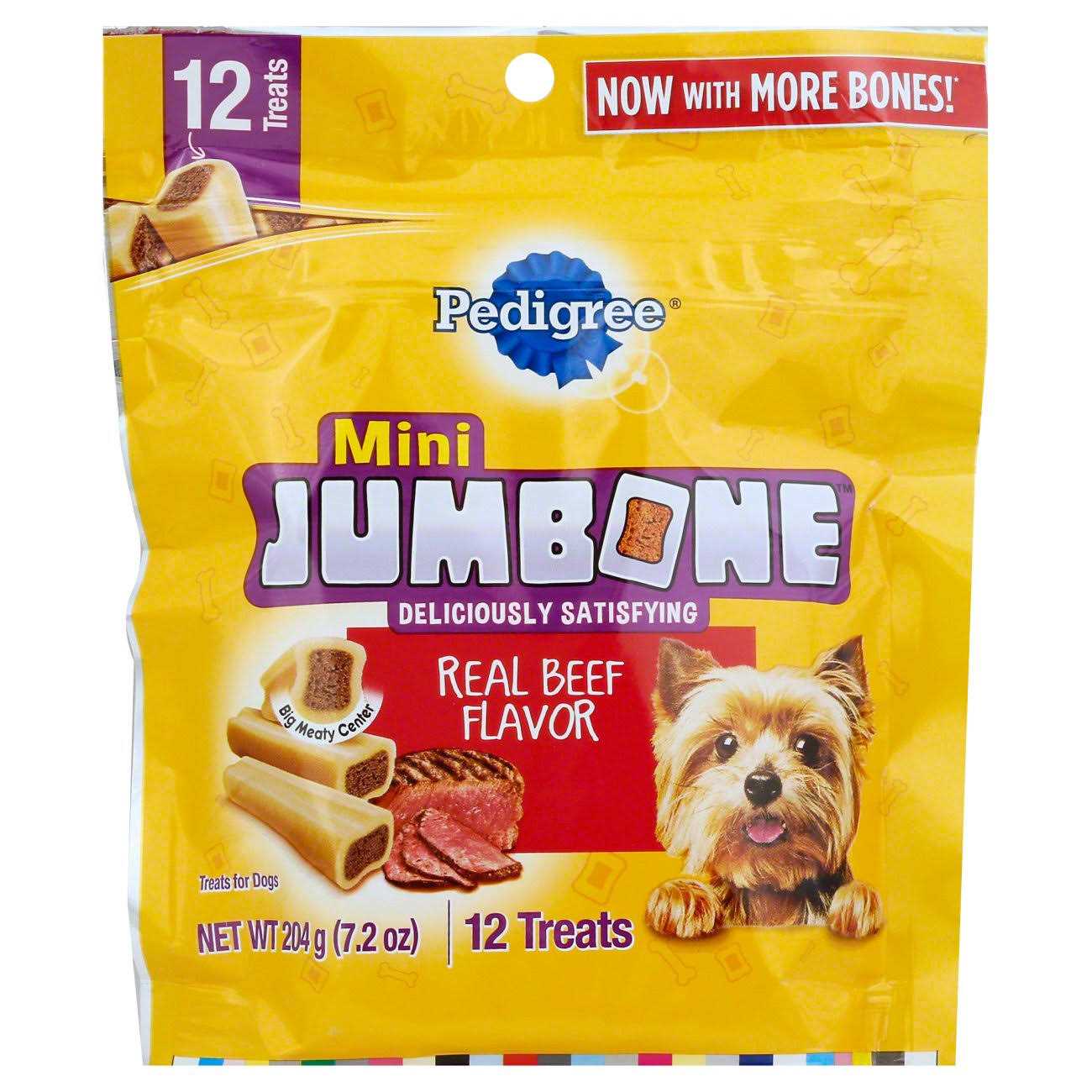 Pedigree Jumbone Real Beef Flavor Mini Dog Treats - Healthber